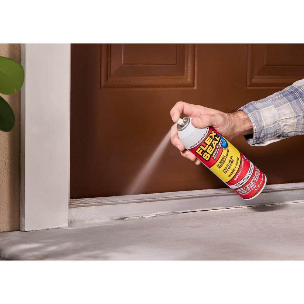 Flex Seal Clear 14 oz. Aerosol Liquid Rubber Sealant Coating Sealing Cracks
