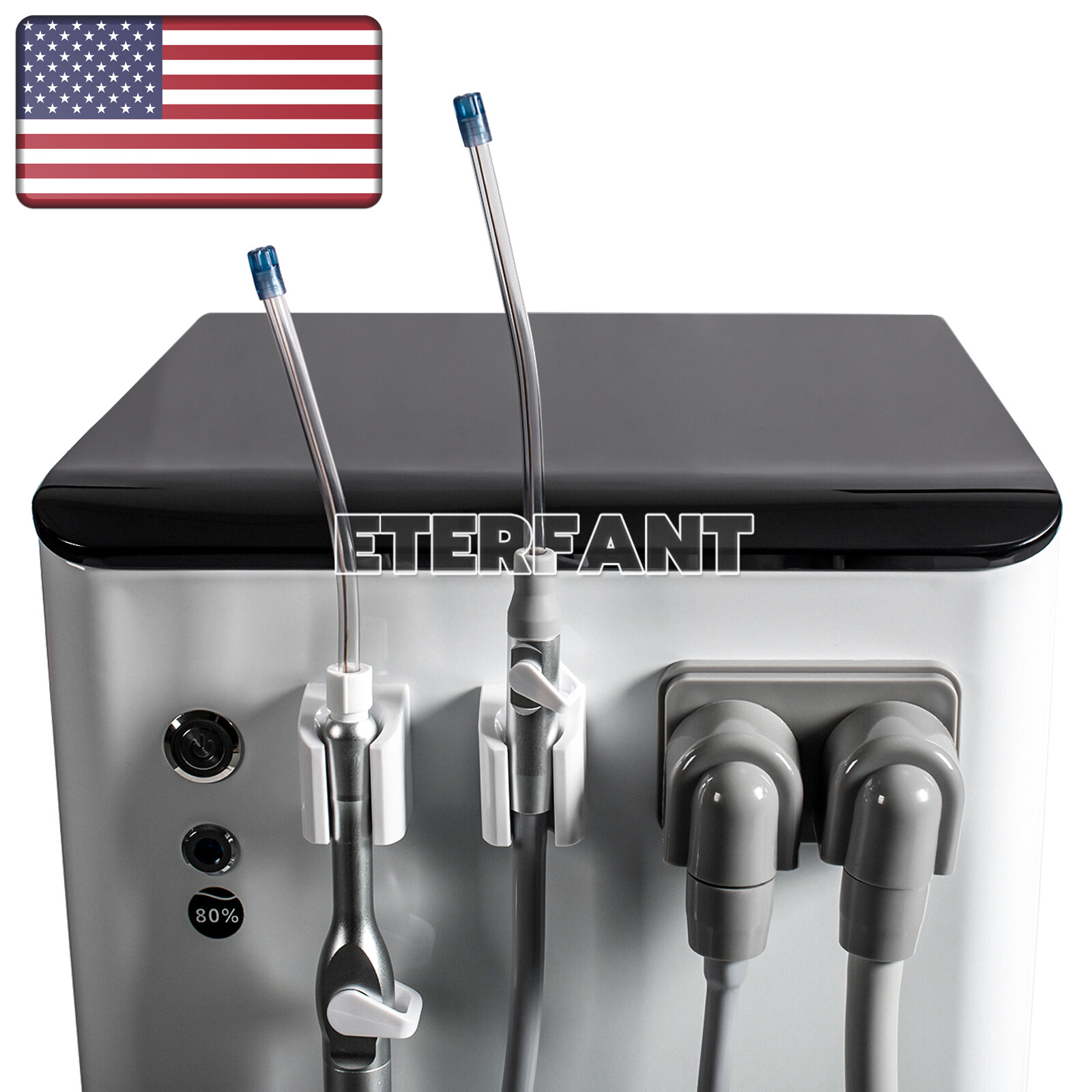 ETERFANT Mobile Electric Suction Unit/Dental Delivery Unit System Cart Treatment