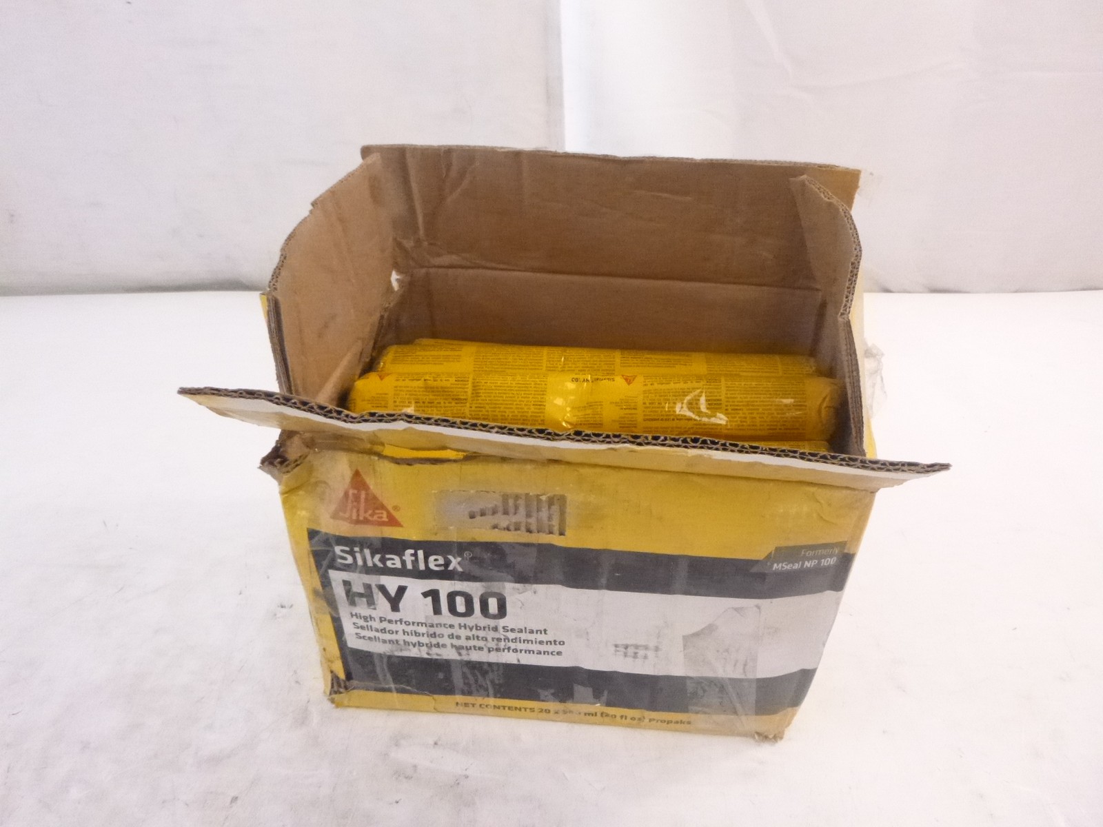 20 Pack Sika Sikaflex HY 100 High Performance Hybrid Sealant 590 ML (20oz) Black