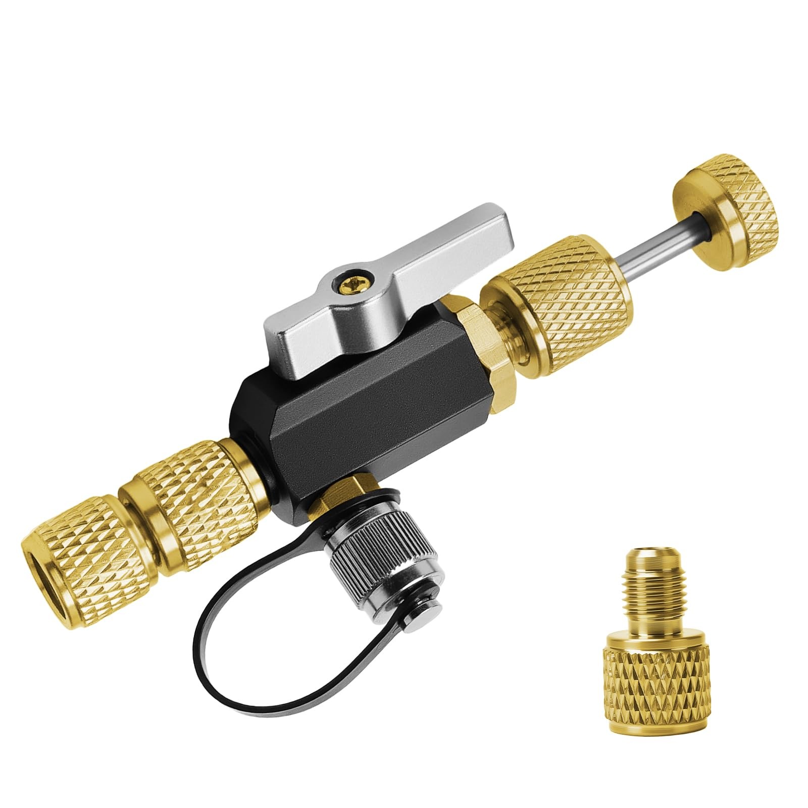 HVAC Valve Core Removal Tool,Valve Core Remover Installer Tool,1/4″& 5/16″ Du…
