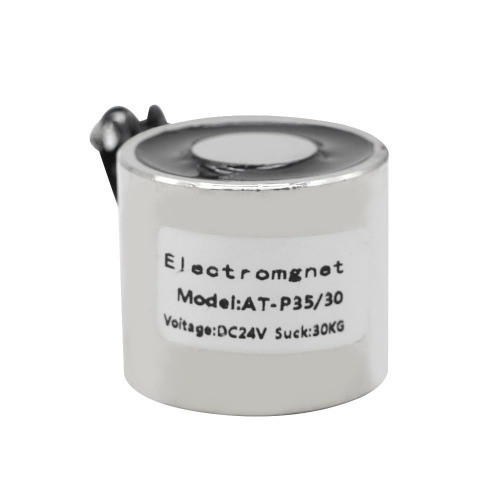 35x30mm DC 24V 66LB 30Kg 300N Suction Holding Electromagnet Sole Size: 35×30mm