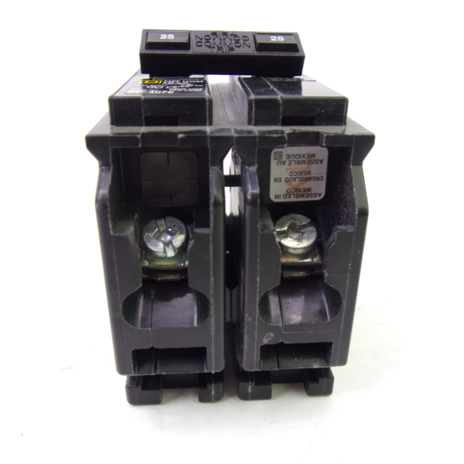 Square D HOM225 Type HOM 25A 120/240V Double Pole Circuit Breaker