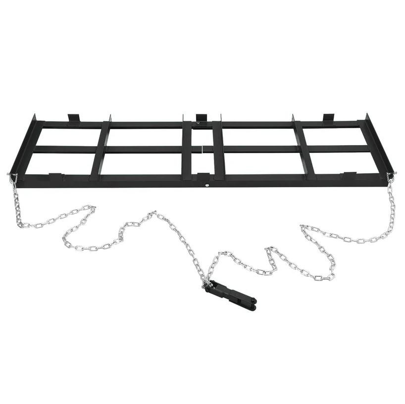 Garvee 6 FT Drag Harrow Driveway Grader Heavy Duty Tow Behind Gravel Sand Soil