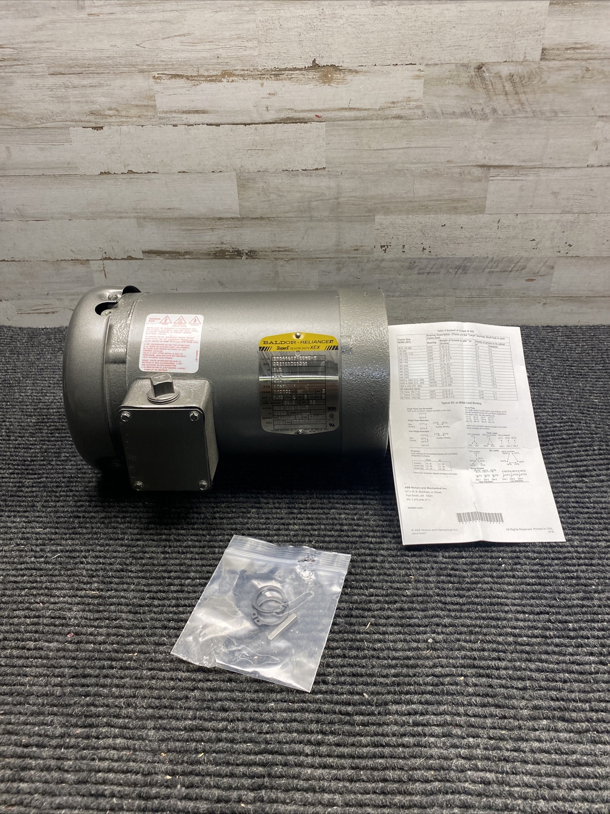 NOS Baldor 35Z101N013G1 Ac Motor 145tcz 3ph 1.5hp 1760rpm 460v-ac
