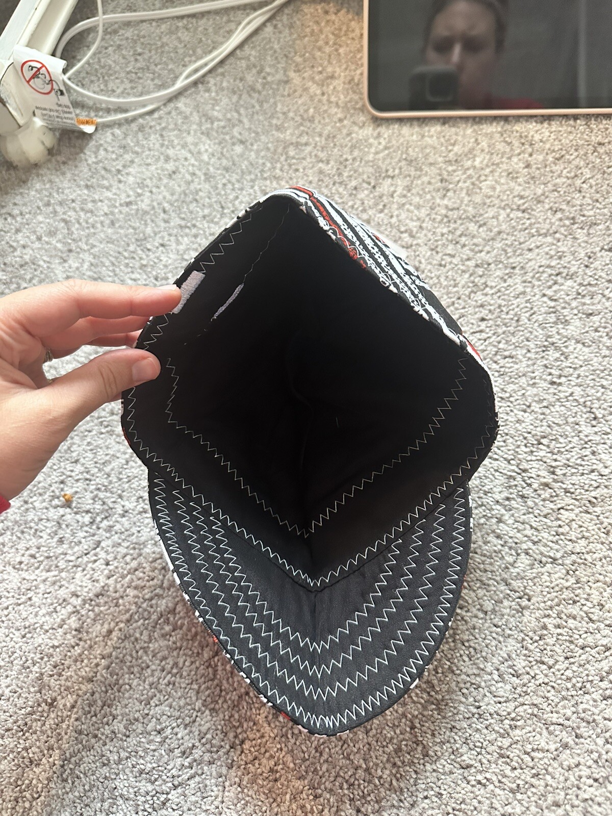 Hobart Welding Cap Reversible Size 7 1/4 1Pk- Stars And Stripes