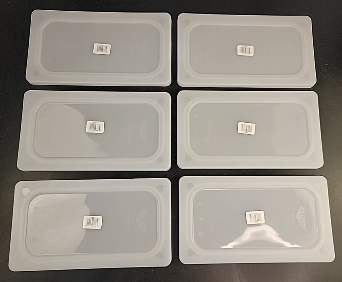 (6 Pack) Vollrath 52432 Super Pan V 1/3 Size Flexible Steam Table Hotel Pan Lid