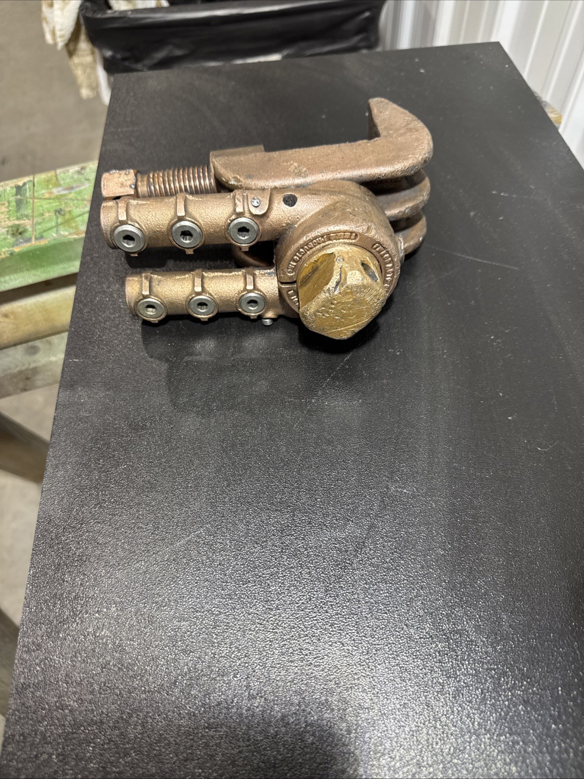 Roto Ground Clamp, Tweco Male Plug, C-Clamp Esab Welding Tweco