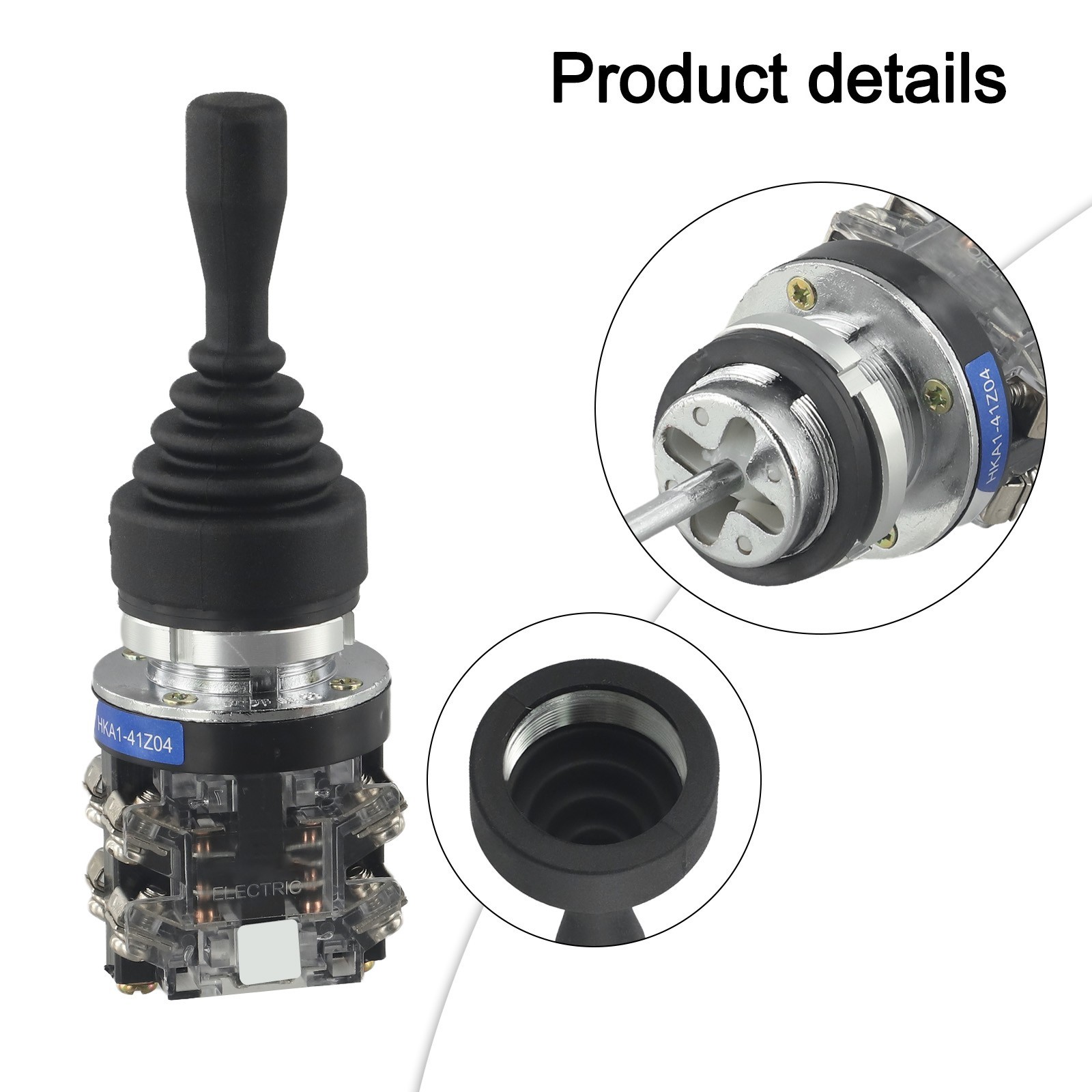 Joystick Switch with Water Oil Dust Resistant Cover for Industrial Use