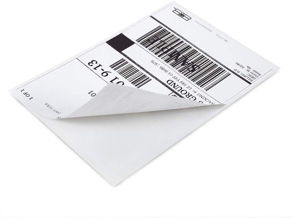4000 – 4×6 Fanfold Direct Thermal Shipping Labels for Zebra & Rollo Printers USA