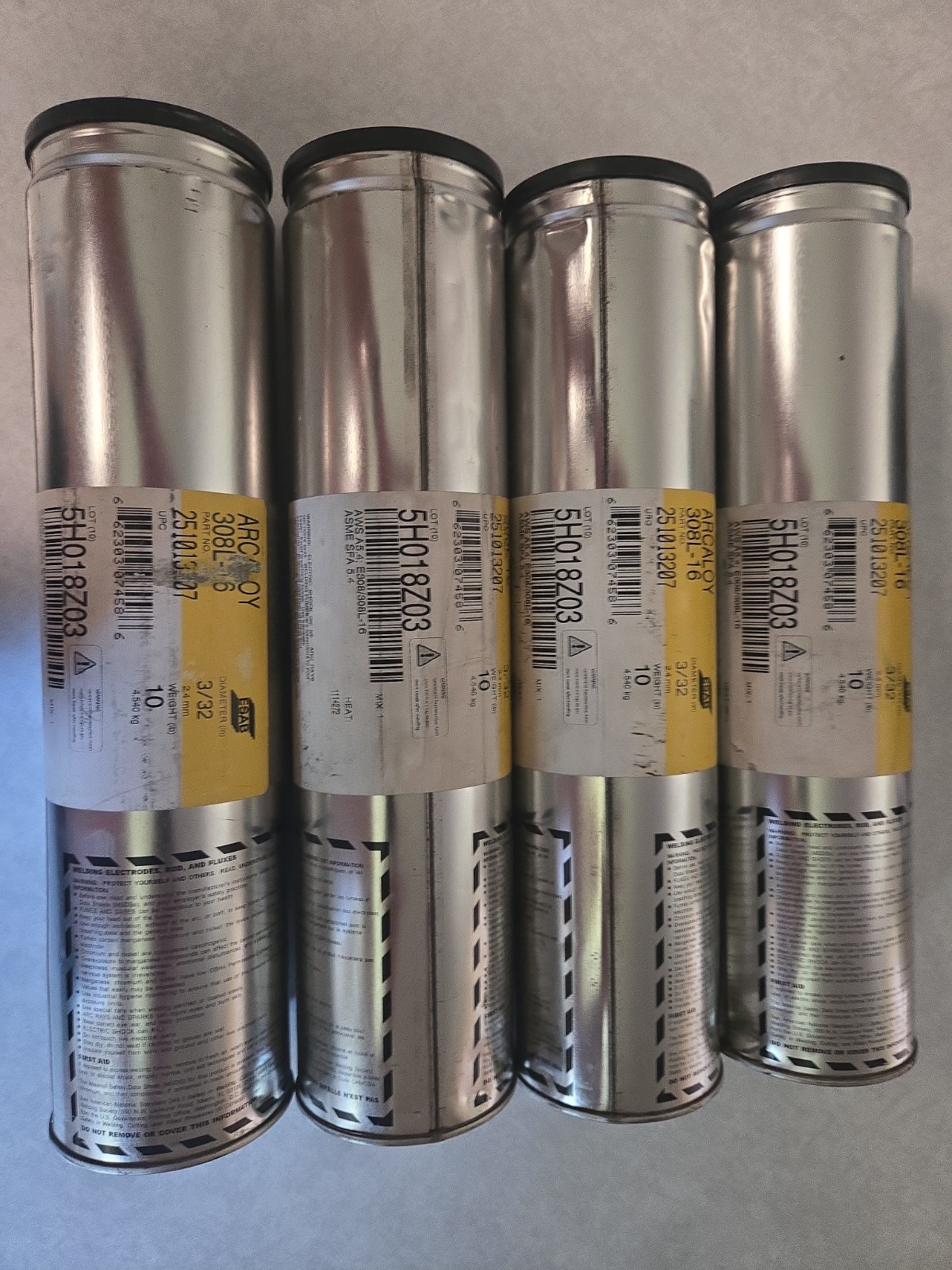 ESAB 3/32″ 308L-16 ELECT. 10# CAN #251013207