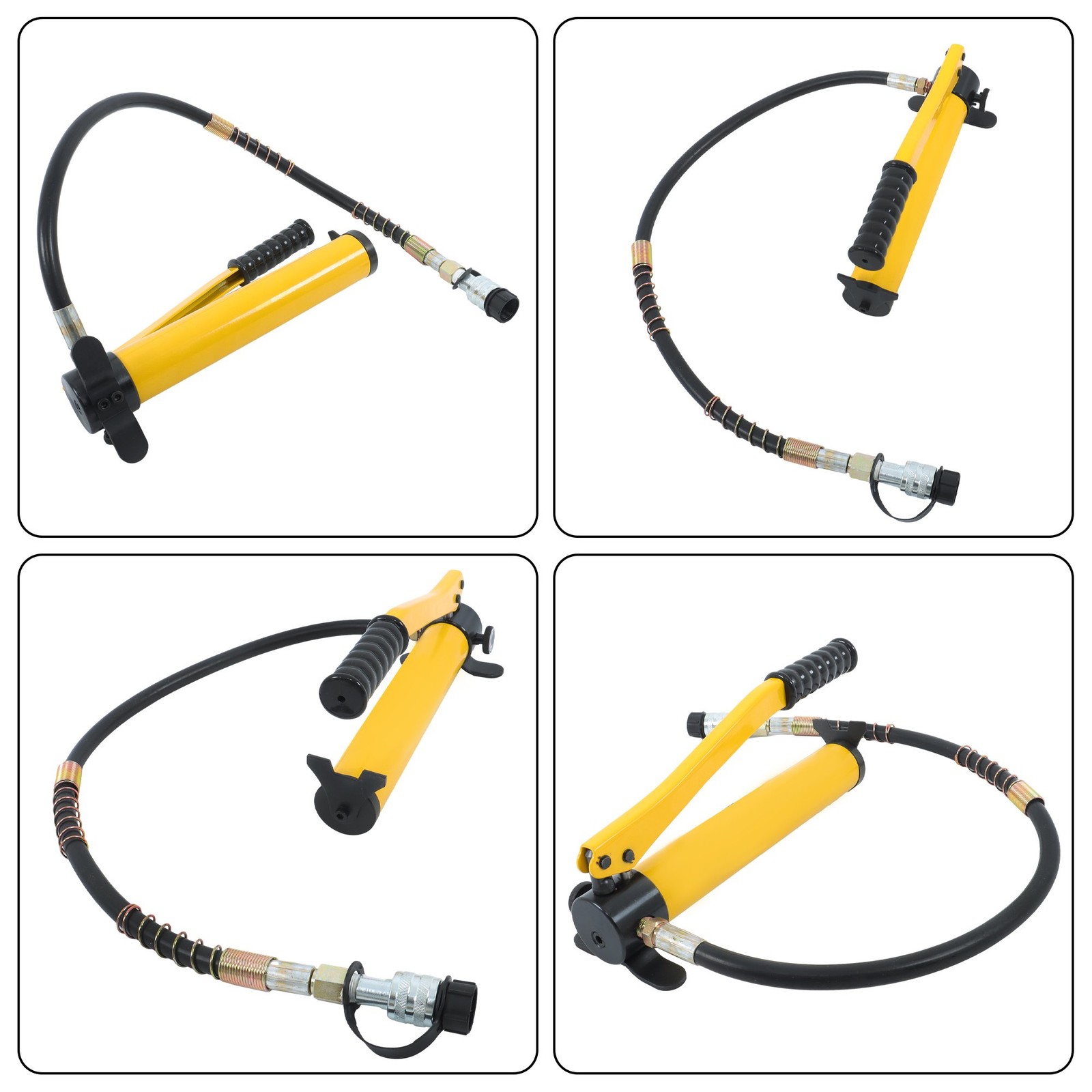 20Ton Hydraulic Cylinder For Jack Low Profile Porta Power Ram Single Acting+Pump