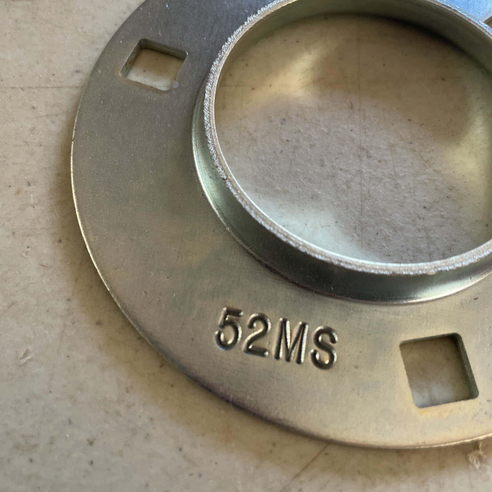 52MS Adapter Bearing Housing Flange Mount Stamping 52-MS One Pair
