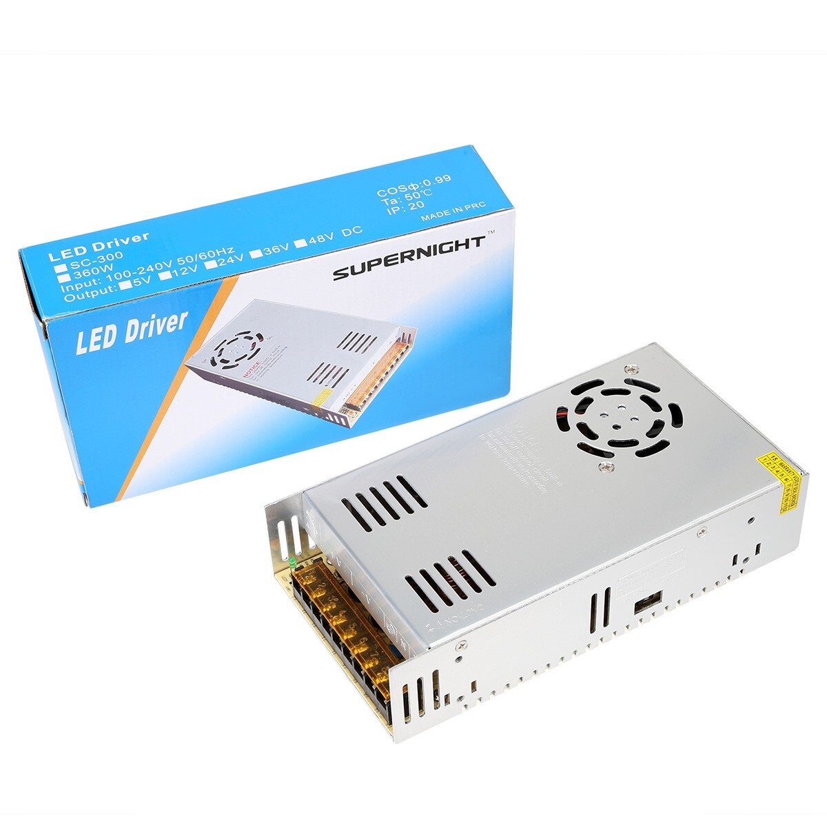 24V 14.6A 350W Power Supply Universal Regulated Switching Adapter AC to DC 24V