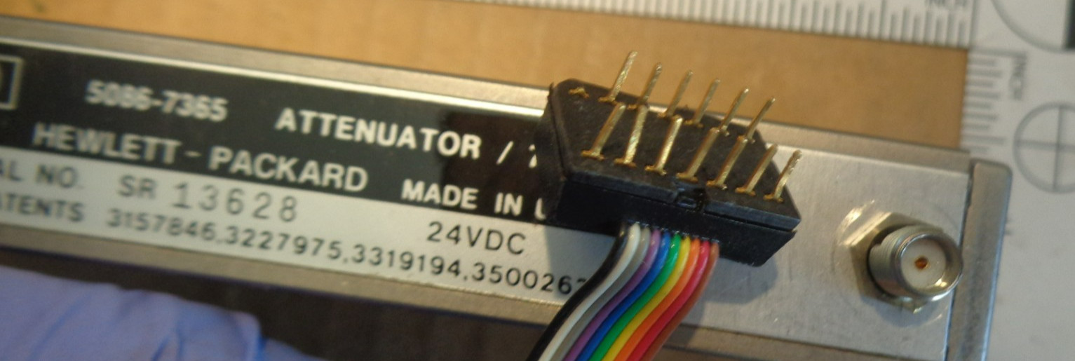 HP 5086-7365 70dB SMA RF Attenuator