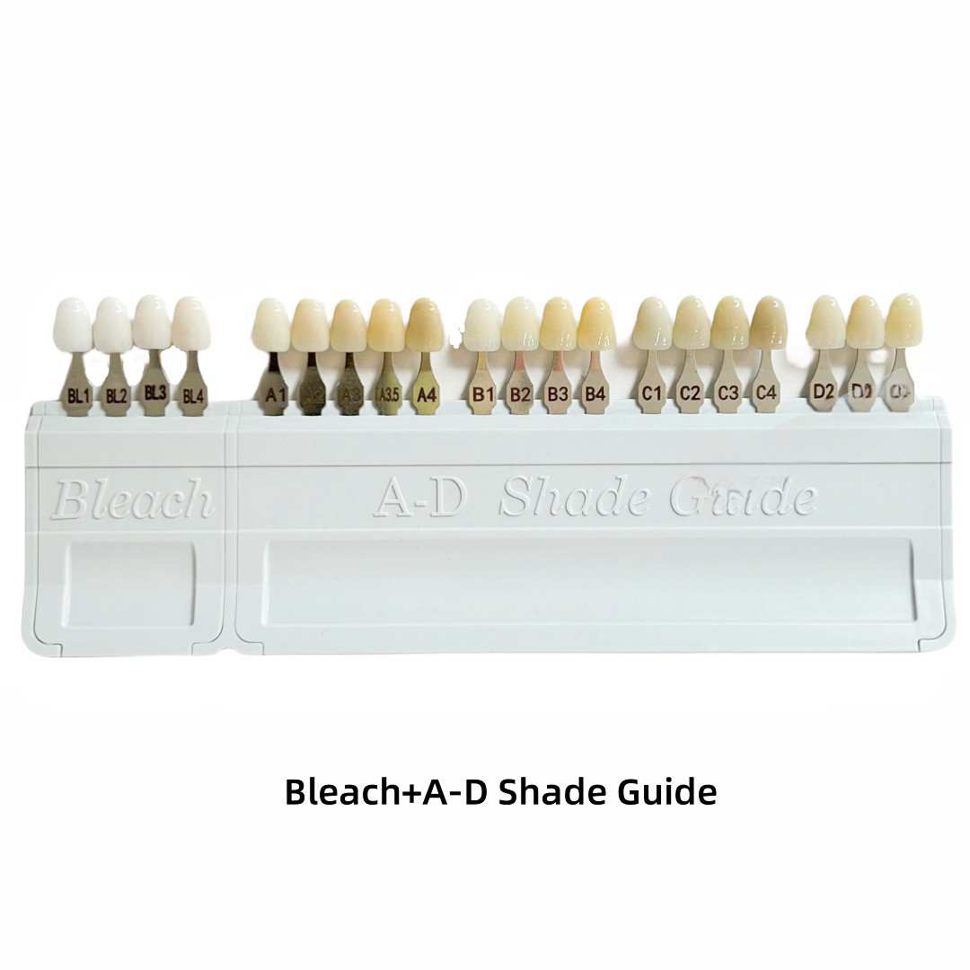 Dental Teeth Shade Guide Porcelain Ivoclar 20Color A-D Tooth 4-Bleach Vivadent