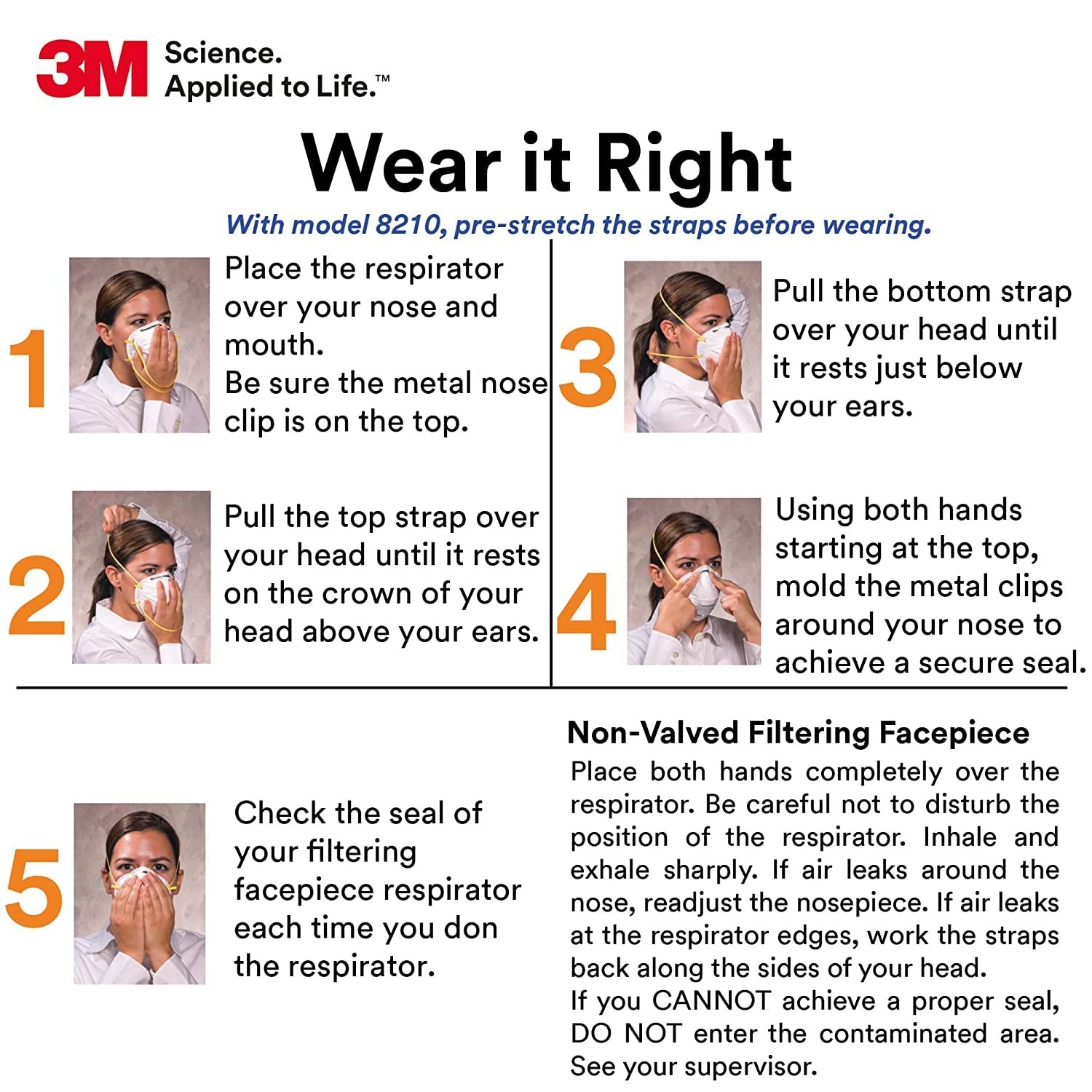 3M 8210 N95 Particulate Respirator Masks 3 Boxes 60 Total EXP 10/2025
