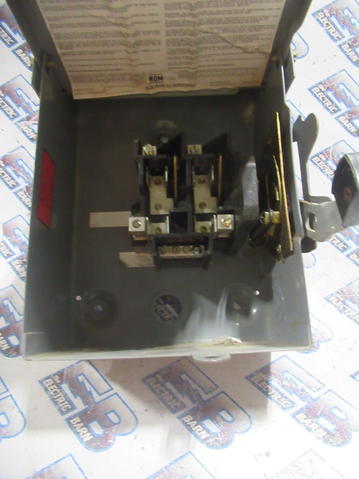Square D D221NRB, Series E, 30 Amp, 240 Volt, 2P3W, NEMA 3R, Fusible Disconnect