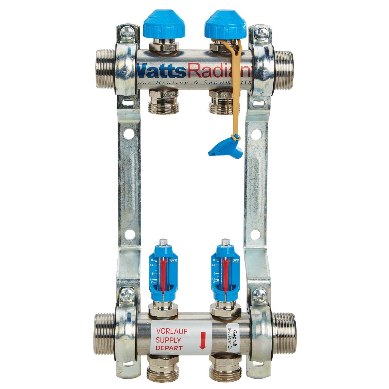 Watts 1″ Stainless Steel Flowmeter Manifold D3803002SS
