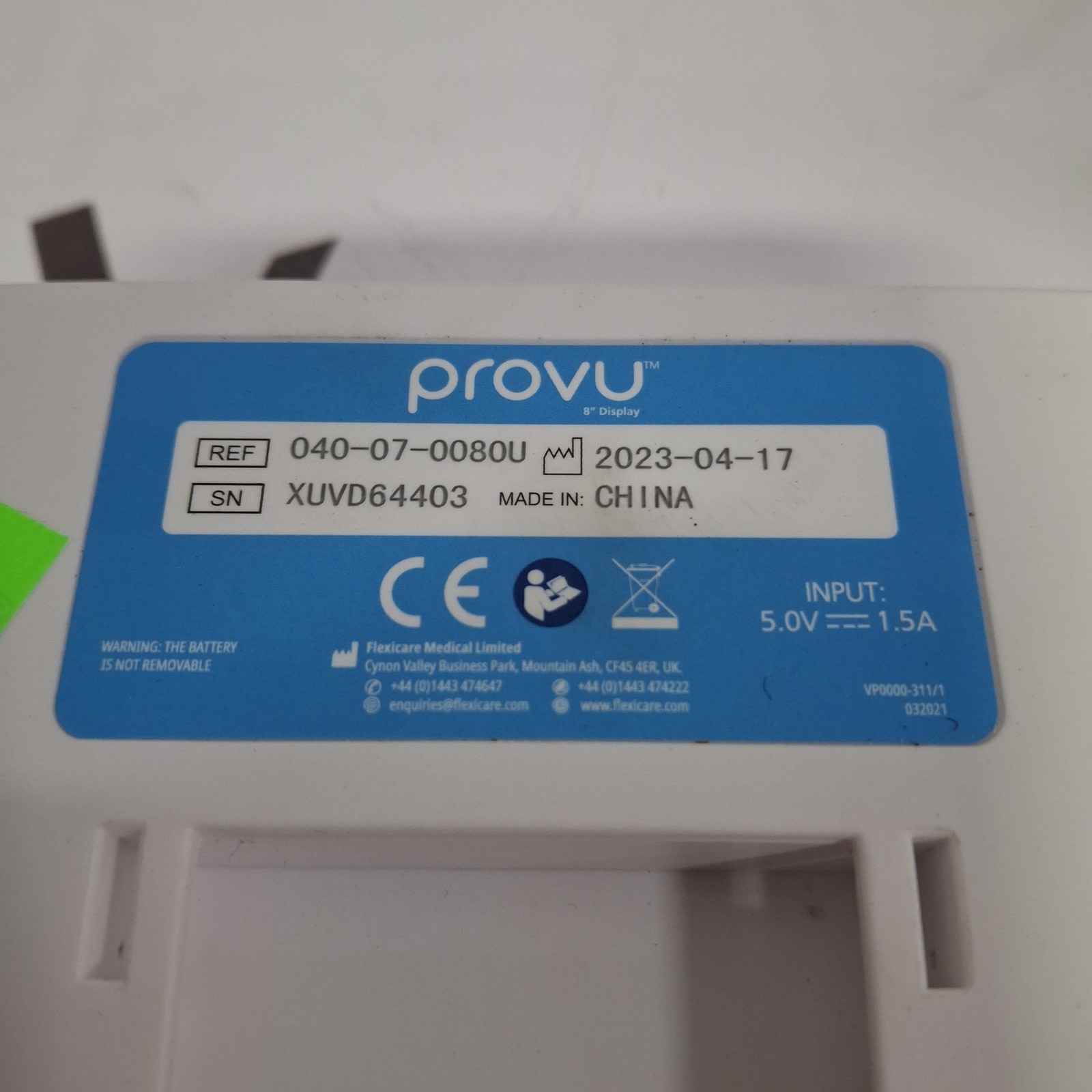 Flexicare Inc ProVu Video Laryngoscope