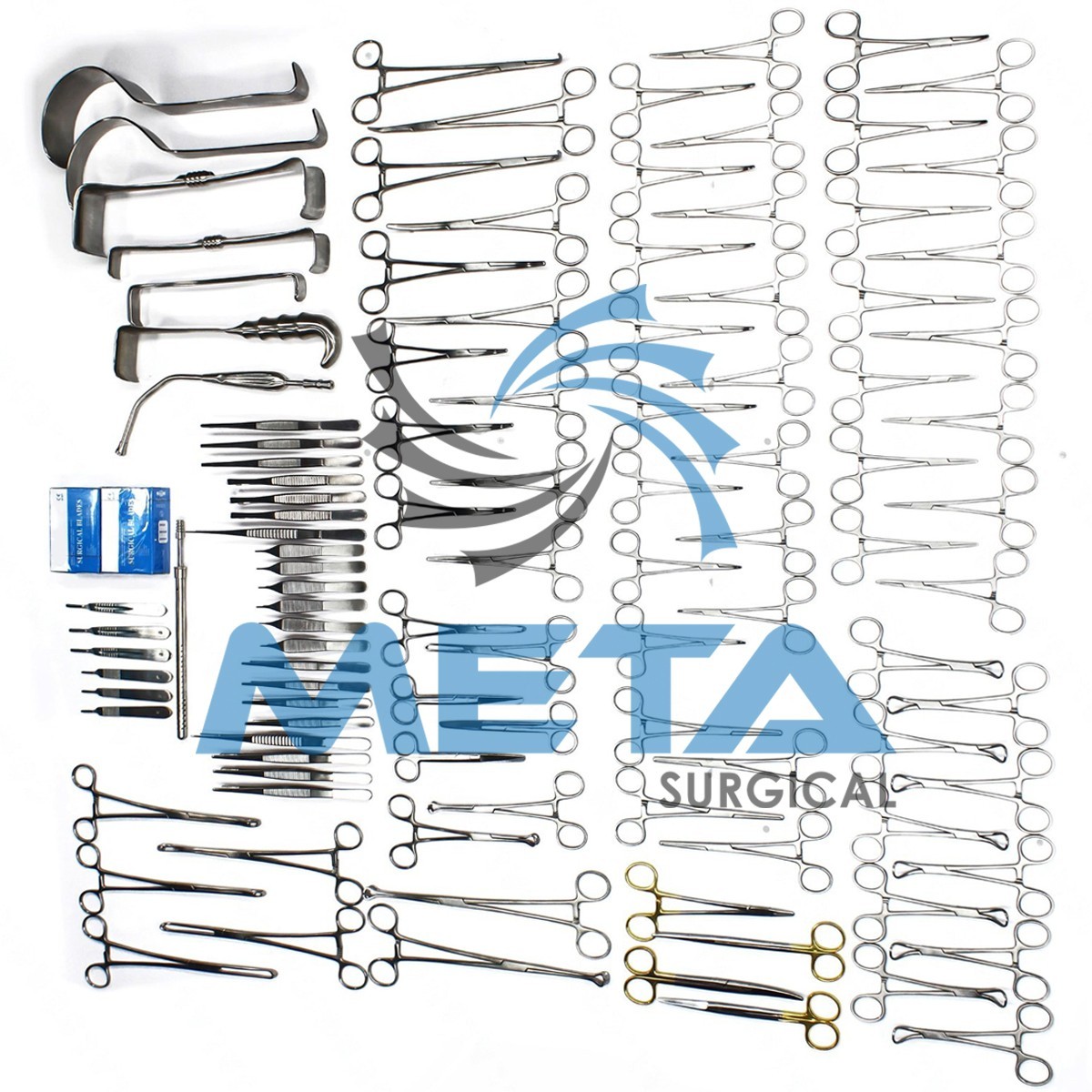 108-Pcs Set Laparotomy Instruments MedicalSurgical Abdominal Surgery