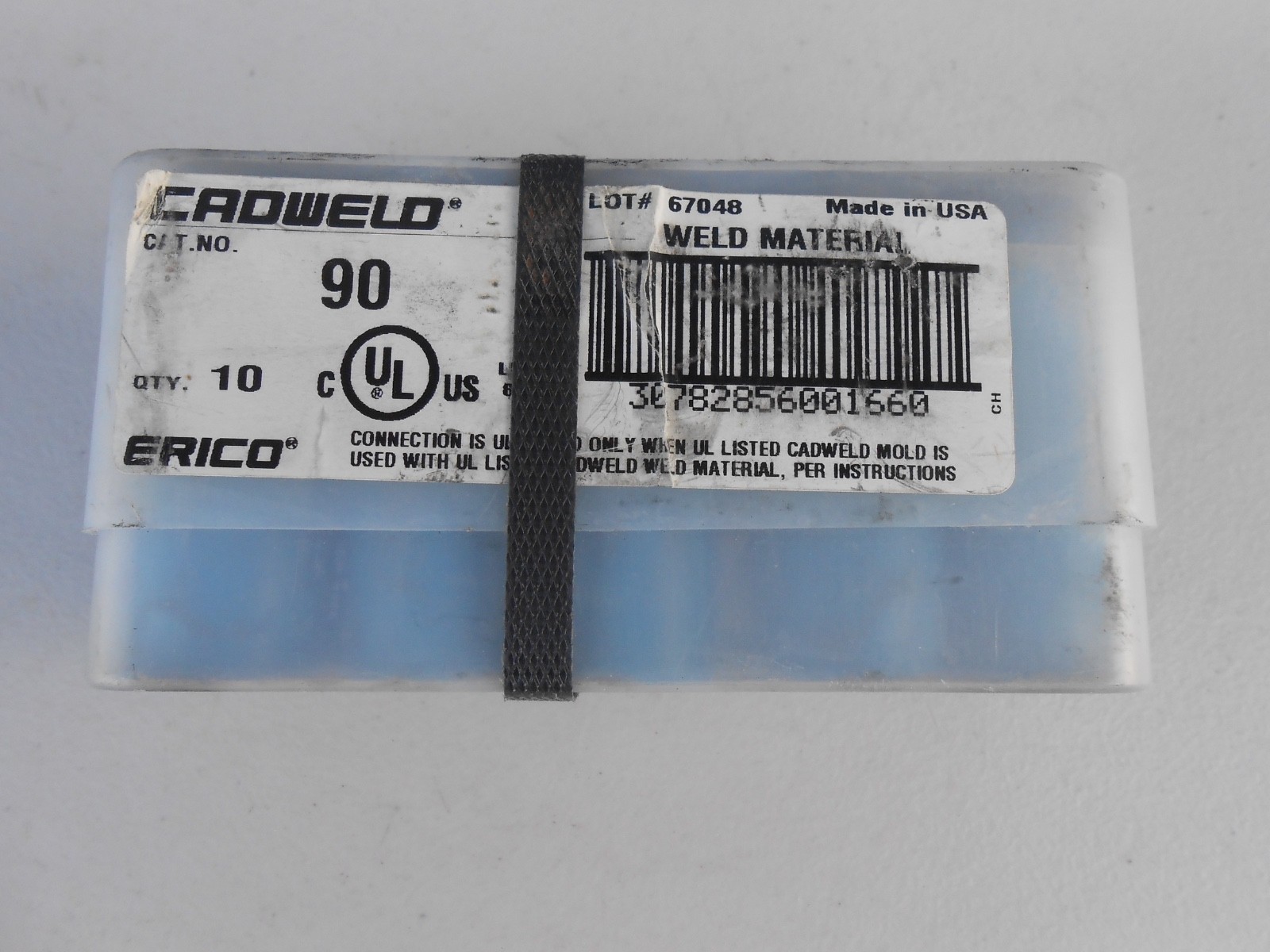 Cadweld Erico #90 10 Count Weld Material New Old Stock