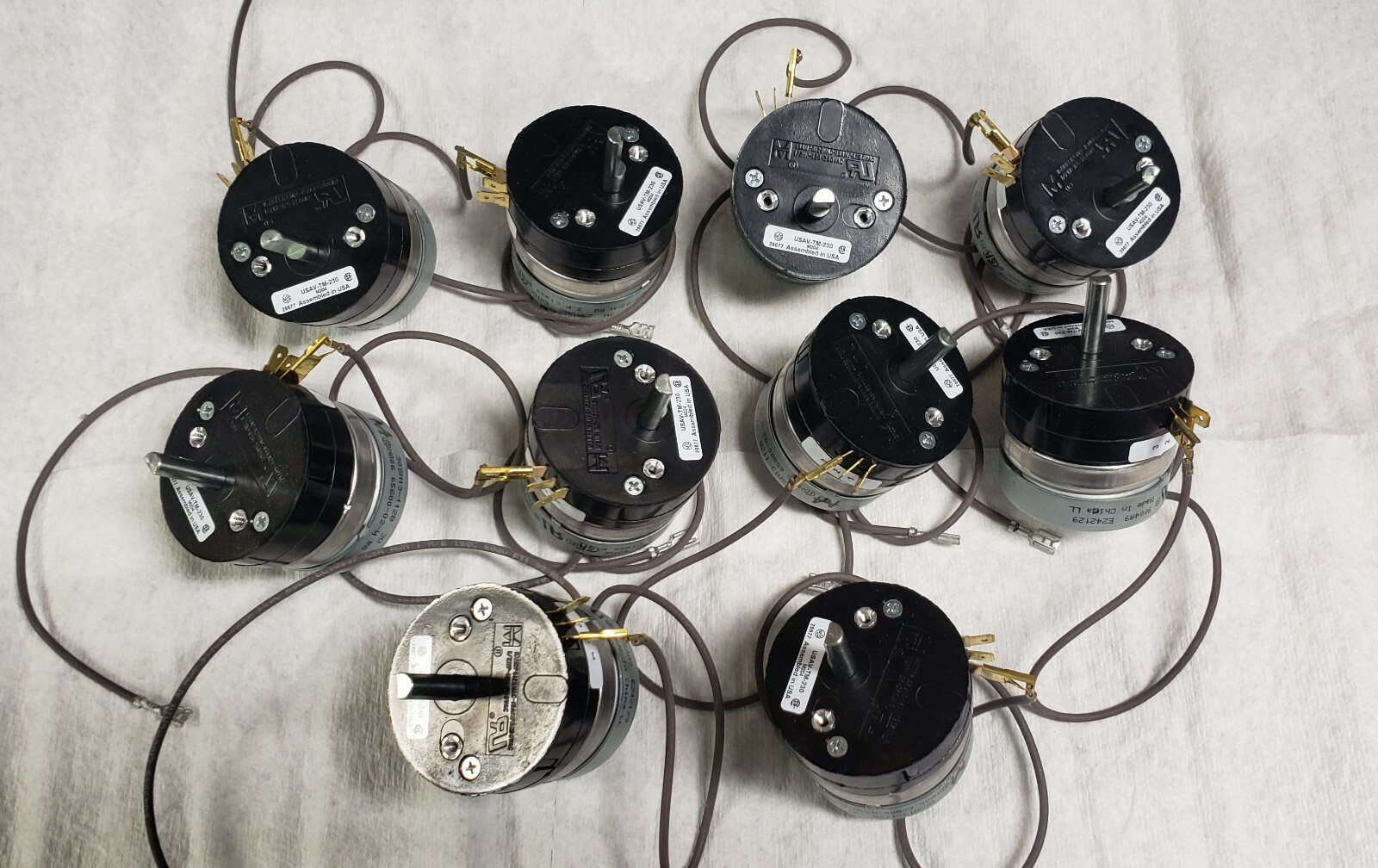 10pc lot Hobart mixer timer switch 15 min 230 volt 294650-4-2 294650-4-6 no knob