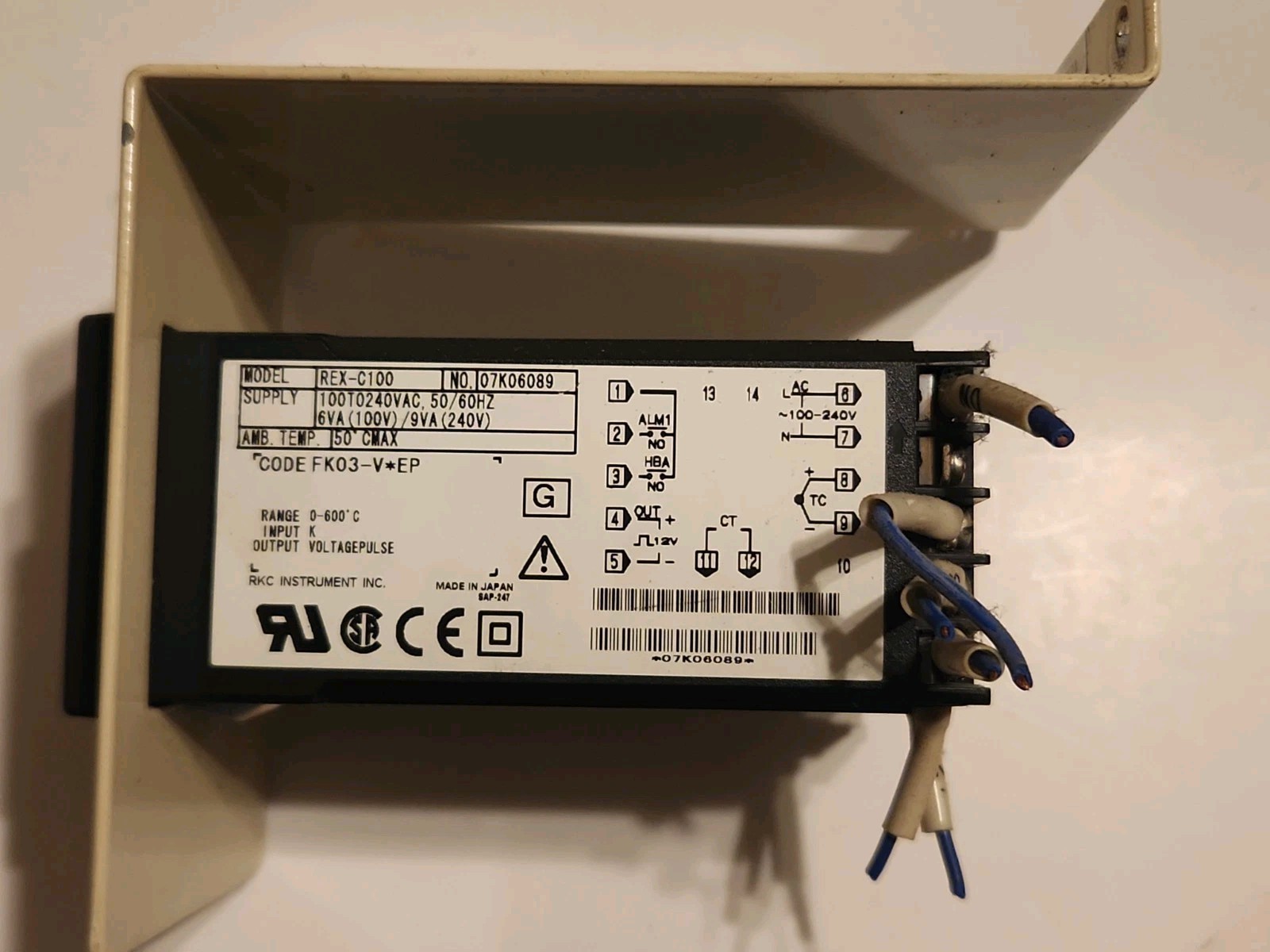 Used RKC REX-C100 Temperature Controller – Warranty & Free Shipping