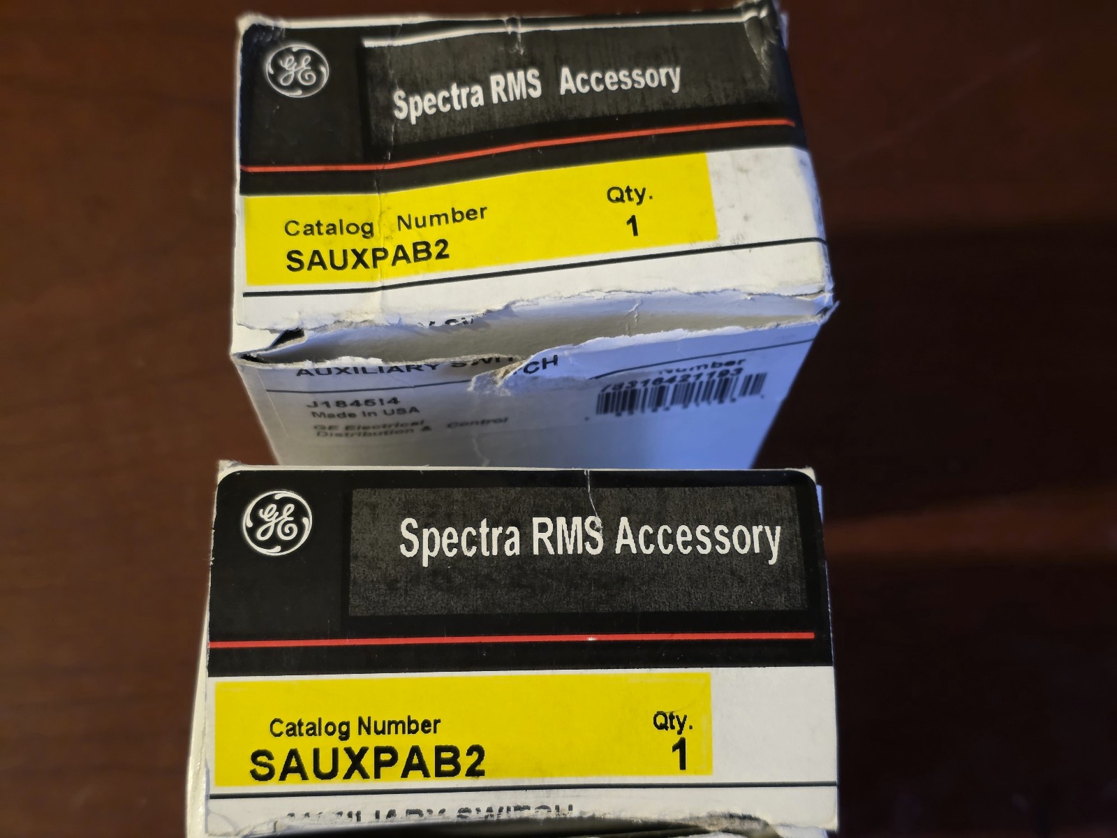 New GE SAUXPAB2 Spectra RMS Auxiliary Switch 2A/2B Breaker Aux Contact