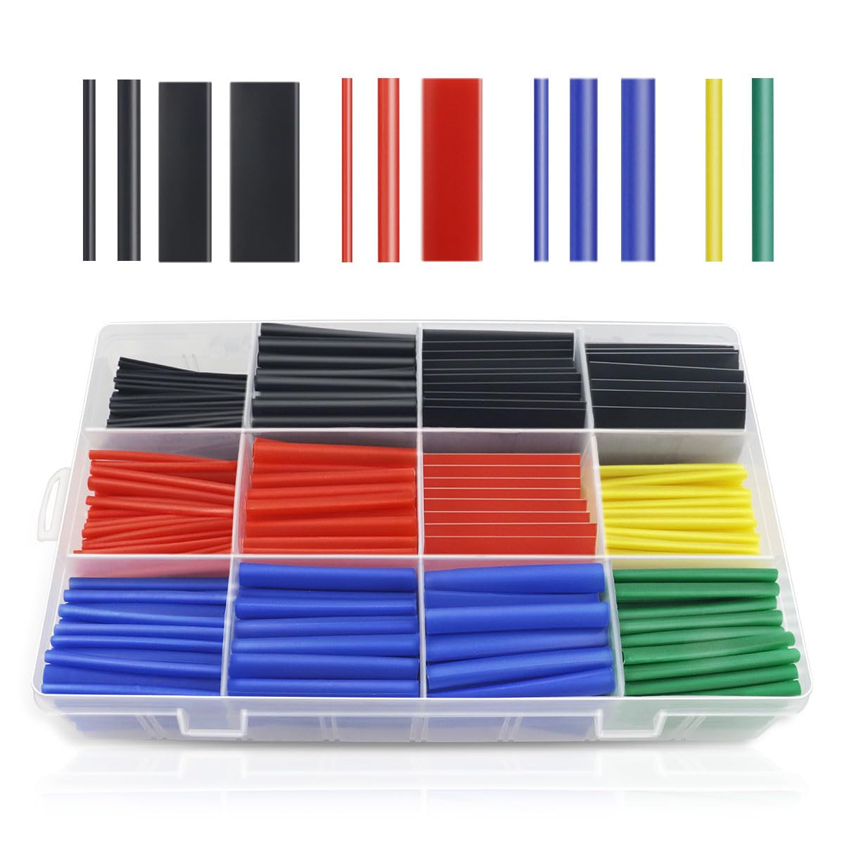560 Pcs Heat Shrink Tubing Kit-4:1 Ratio Adhesive Lined Marine Grade Shrink Wrap