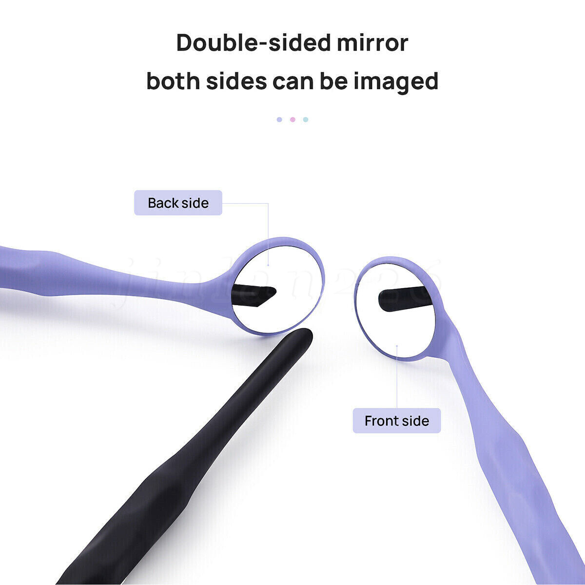 10PCS Dental Double Sided Anti-fog Mouth Mirror Oral Mirrors DL