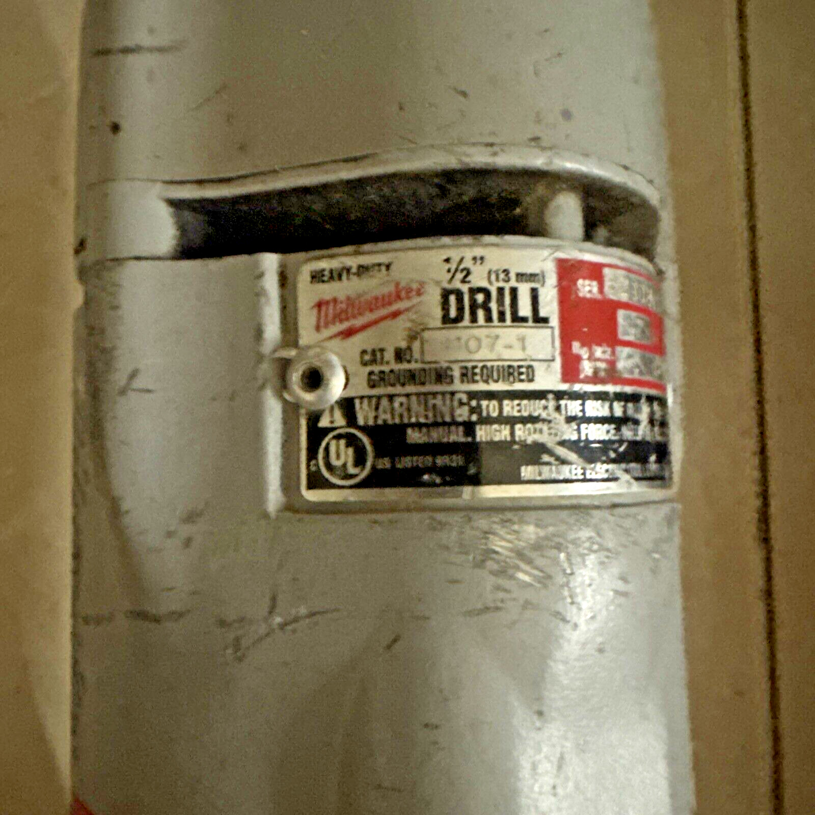 Milwaukee 1107-1 Heavy Duty Corded 1/2″ Right Angle Drill