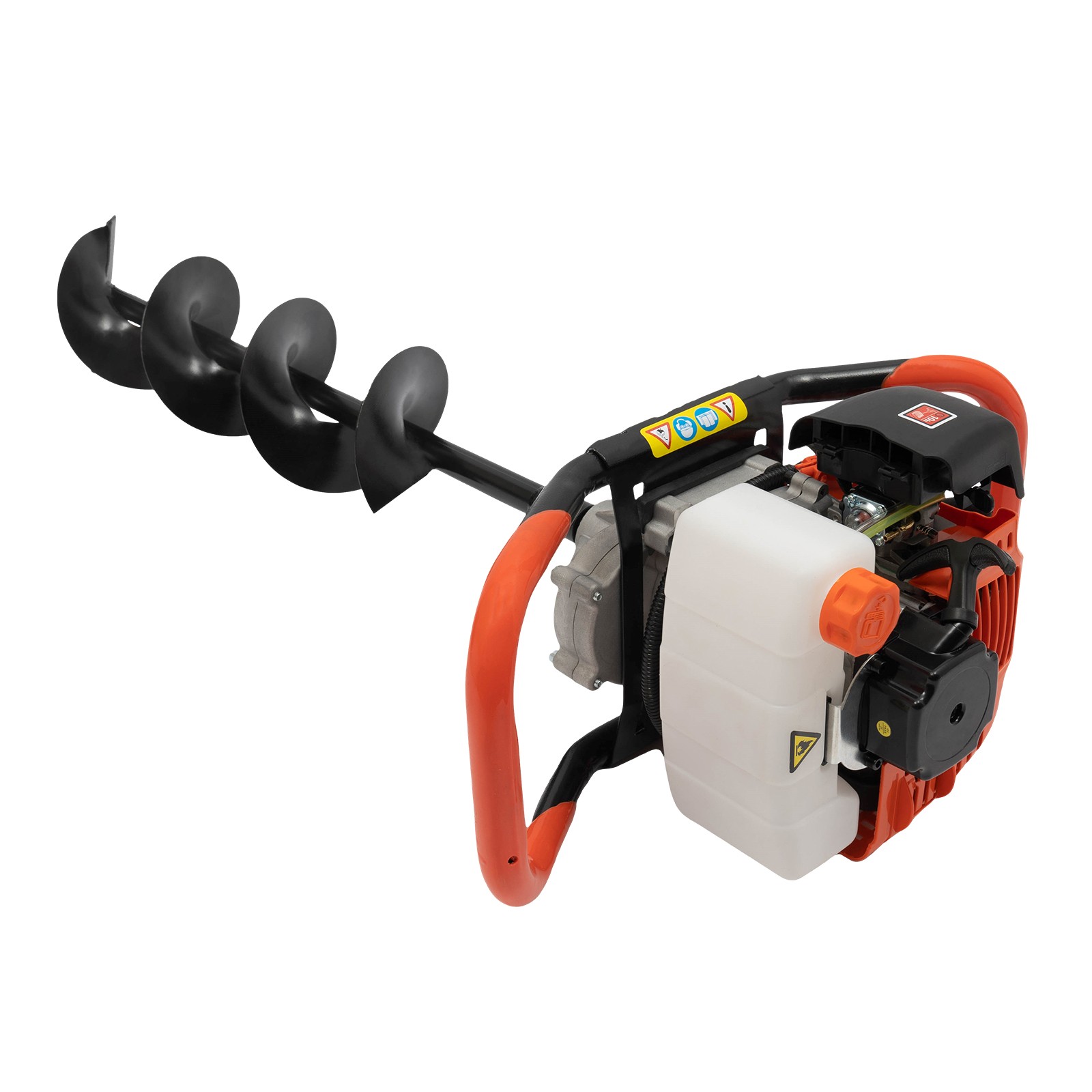 52CC Post Hole Digger Gas Powered Earth Auger Borer Ground 4″ 6″ 8″ Bits