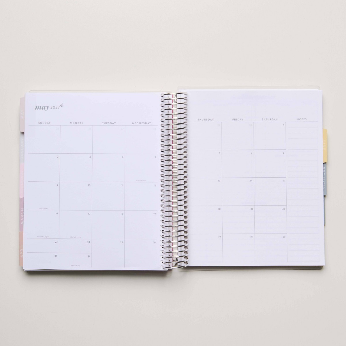 Erin Condren 5.875″x8.25″ 2026-2027 12 Months Academic Planner Multi-Faceted