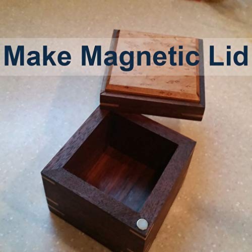 50pcs 10mmx2mm Magnets (Actual Size) – Small Thin Round Magnets for 3D Printi…