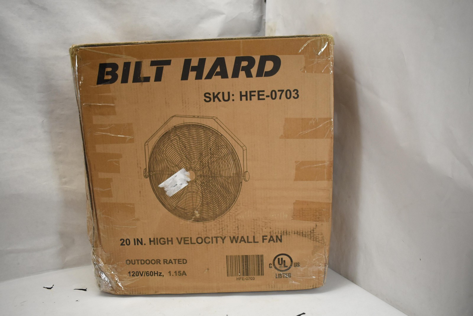BILT HARD 20 in High Velocity Wall Fan Outdoor Rated 120V UL Listed HFE-0703