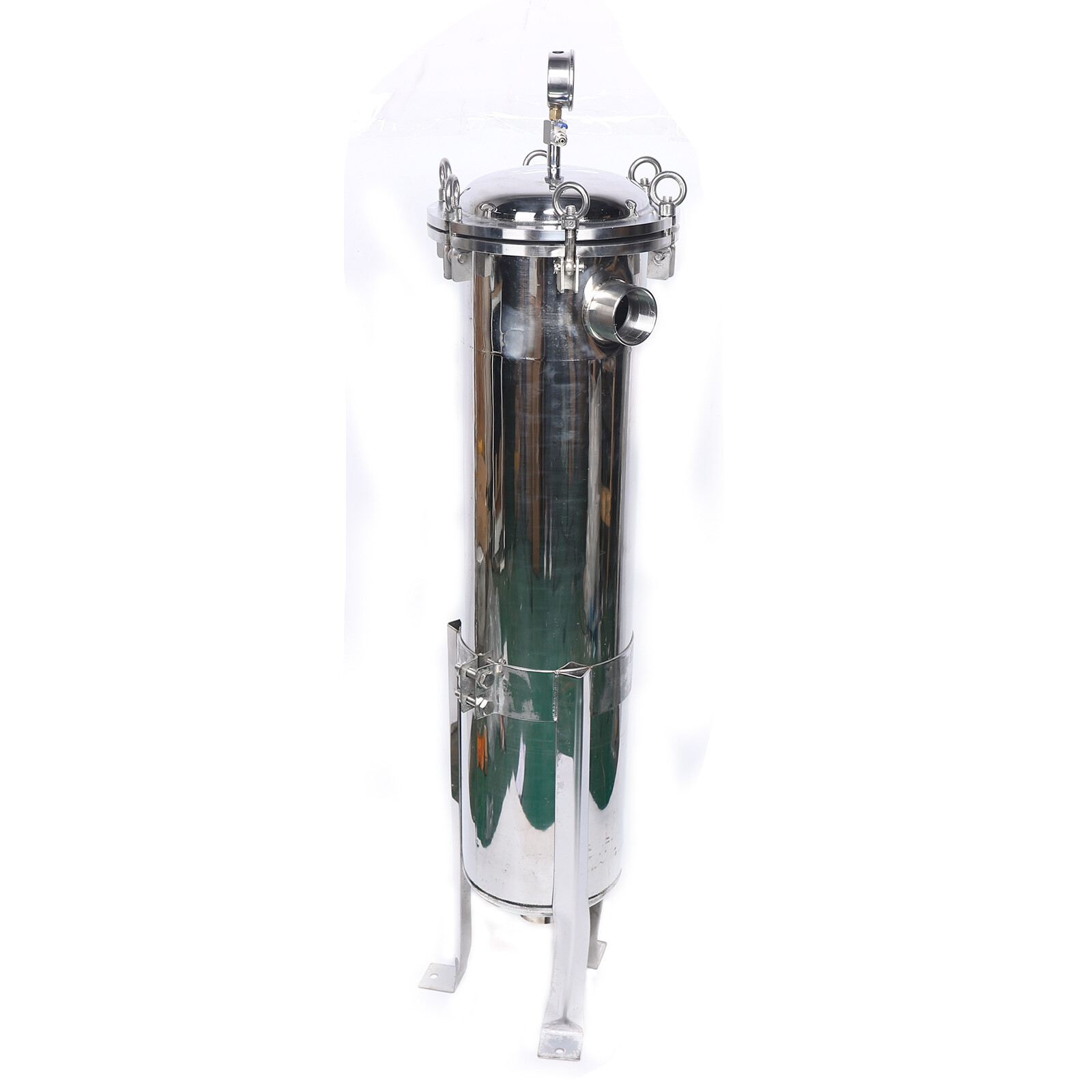 NEW Bag Filter Housing, ES22NA415, Stainless Steel, 2″ NPT, 176 GPM