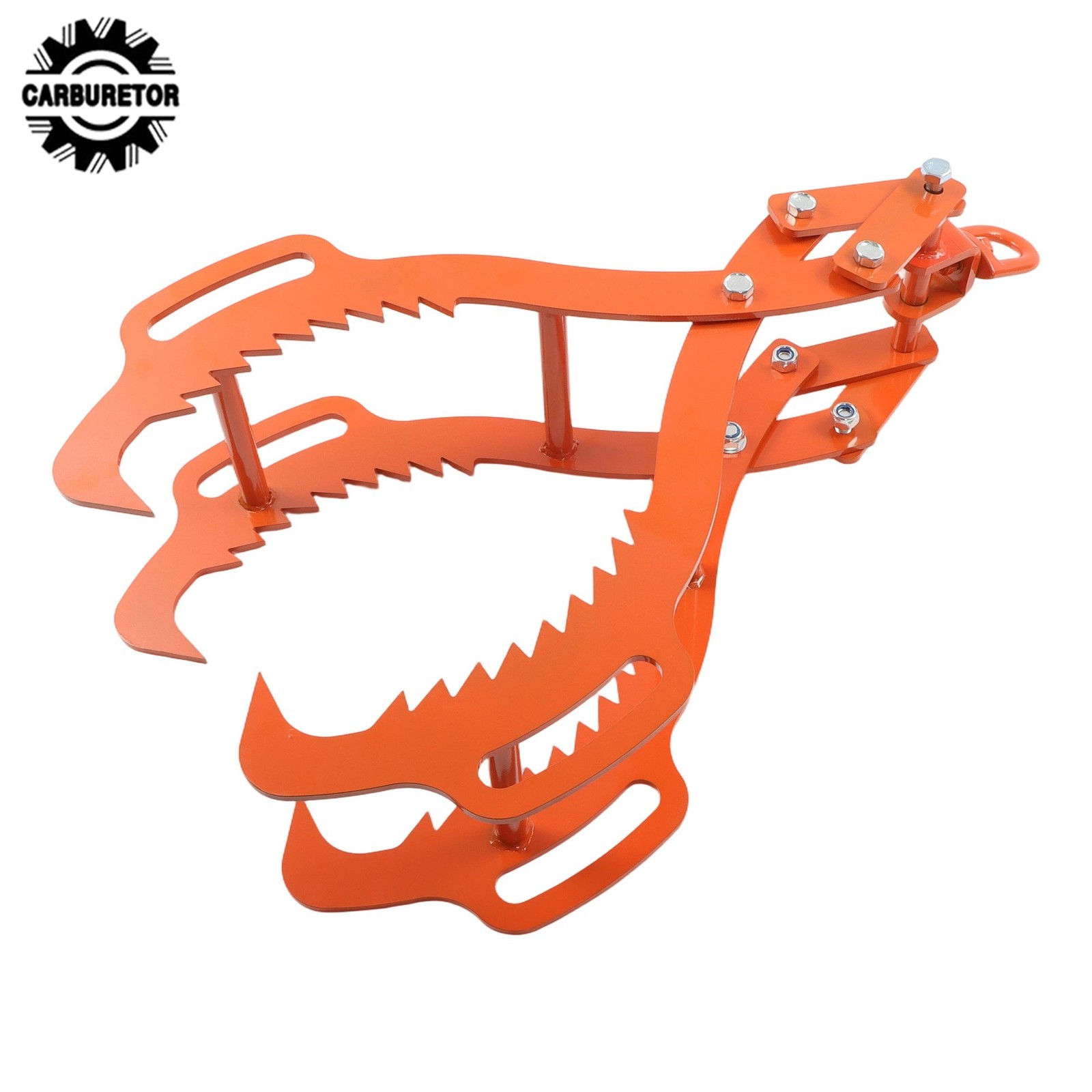 32 in Log Lifting Tongs 4 Claw Steel Swivel Dragging Tongs For Lifting & Felling