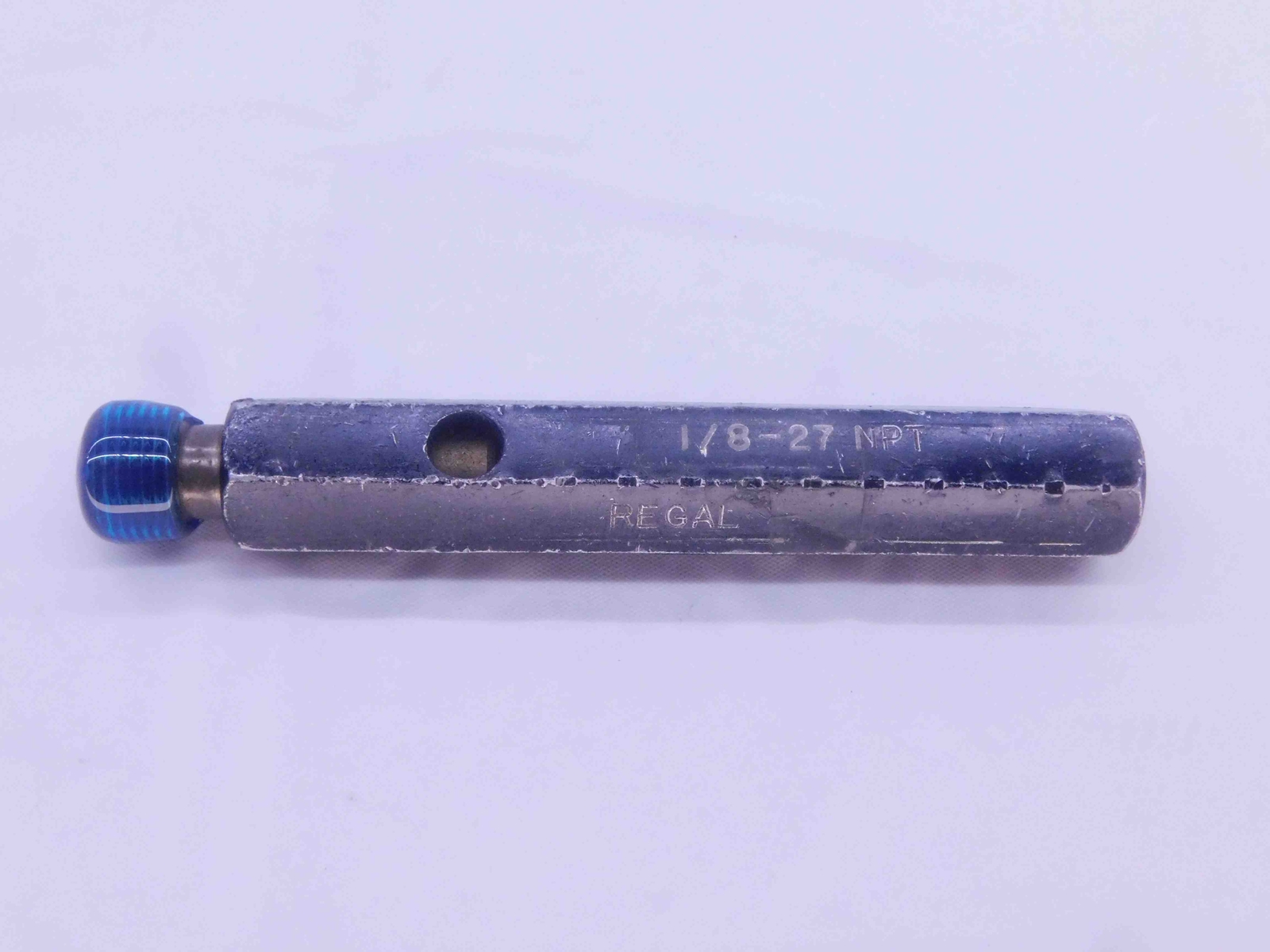 1/8 27 NPT L1 PIPE THREAD PLUG GAGE .125 .1250 N.P.T. NATIONAL TAPER INSPECTION