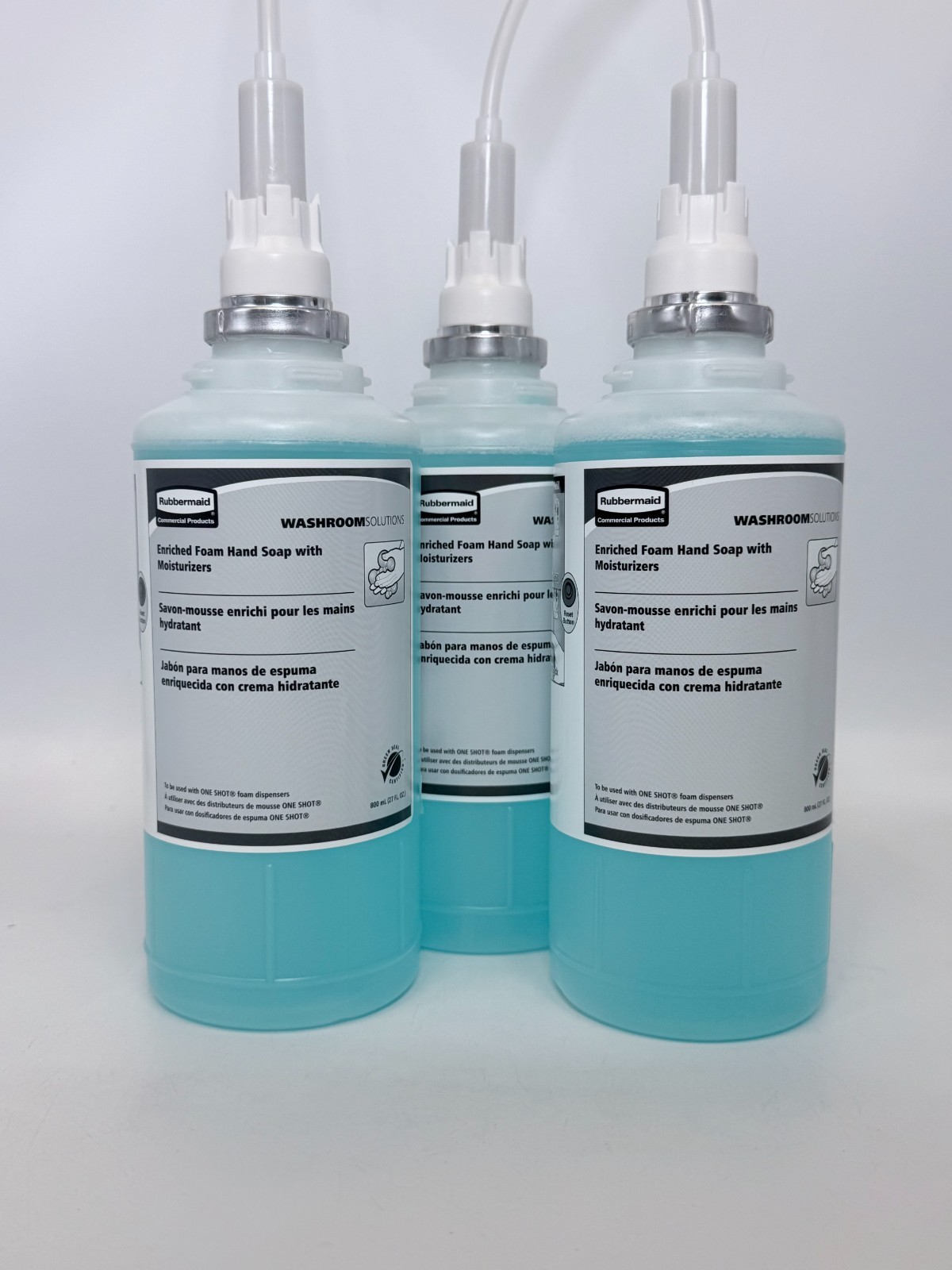 3PACK Rubbermaid Commercial Products Enriched Hand Soap Lotion Moisturizer 800ml