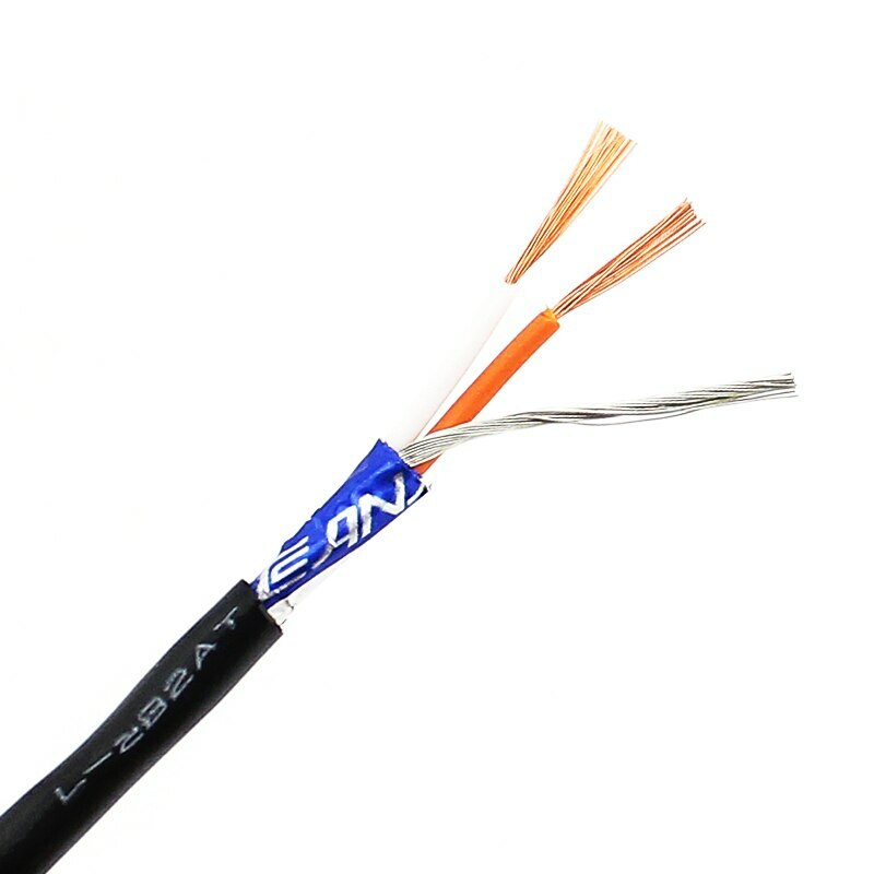 1 meter Japan CANARE L-2B2AT Black two-core headphone audio microphone thin line