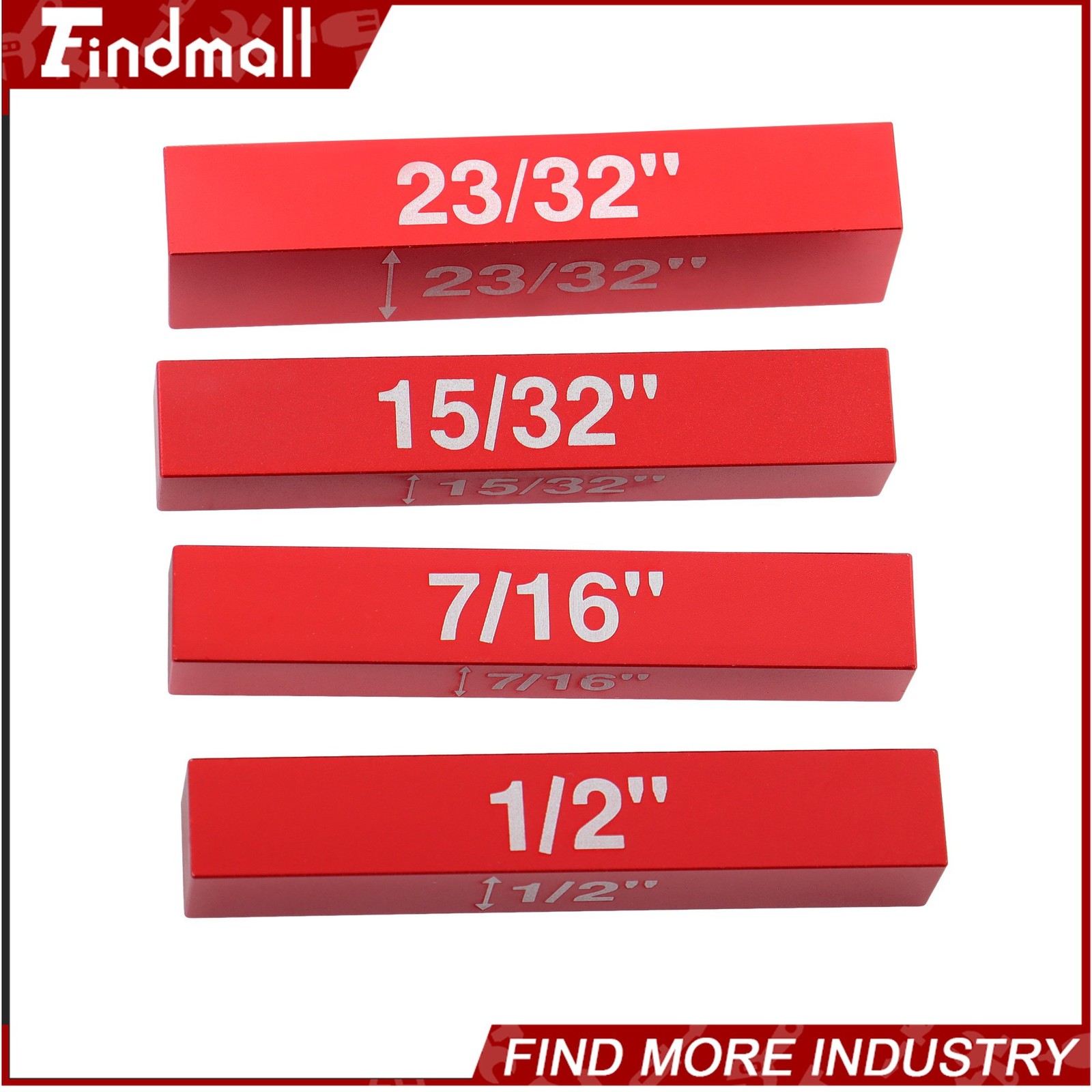 Findmall 15 Pack Setup Bars Woodworking Bench Saw Measuring Blocks Aluminum