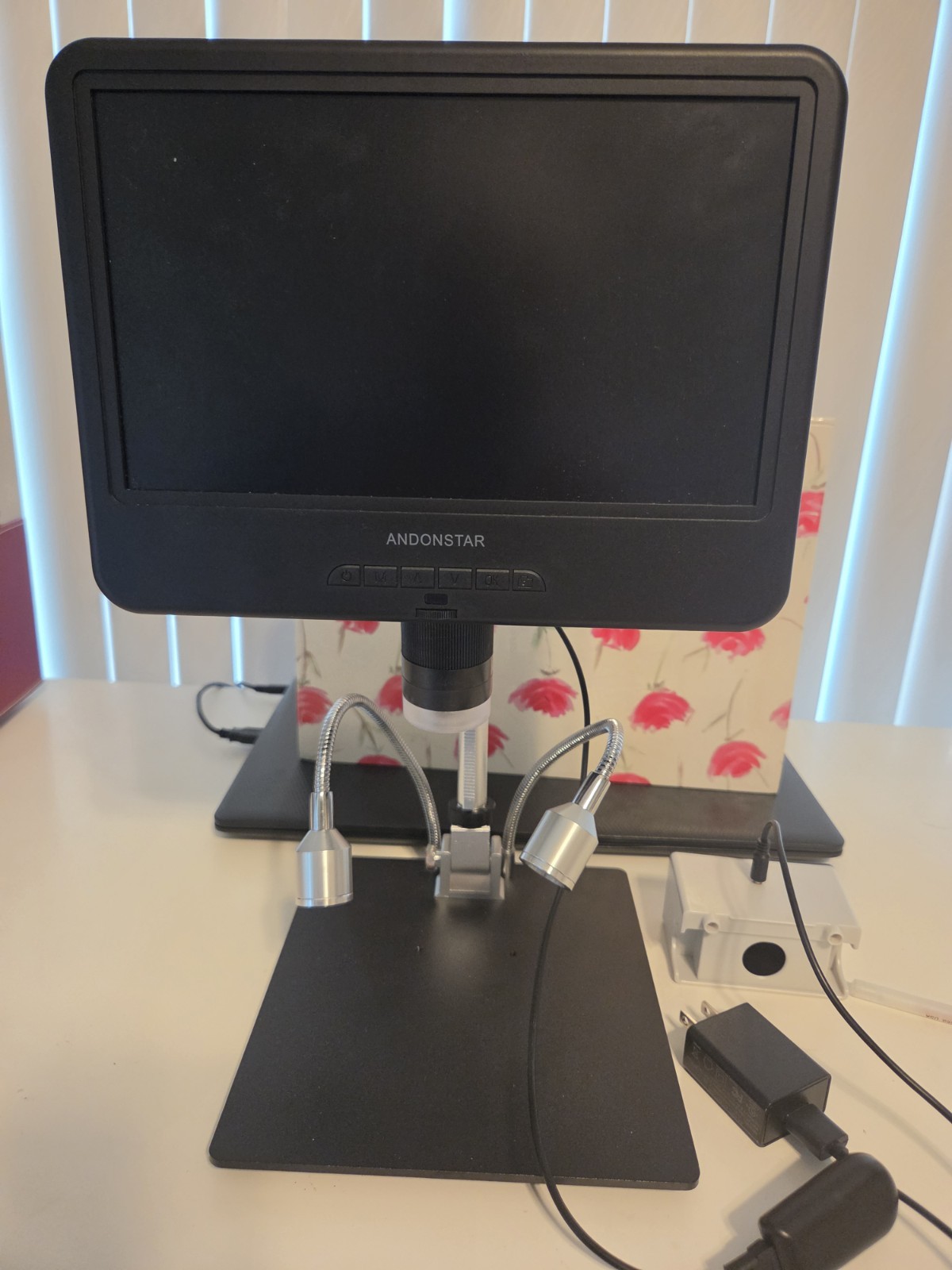 Andonstar LCD Digital Microscope for Soldering, Coin Black. Must Read!