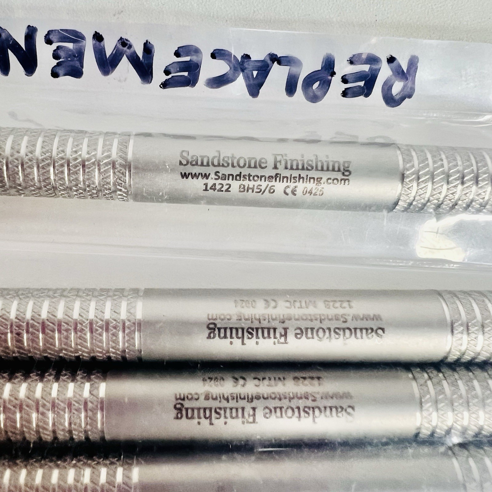 Sandstone Finishing – Dental Scaler 4 Pc Set Sickle Scalers + Gracey Curette 5/6