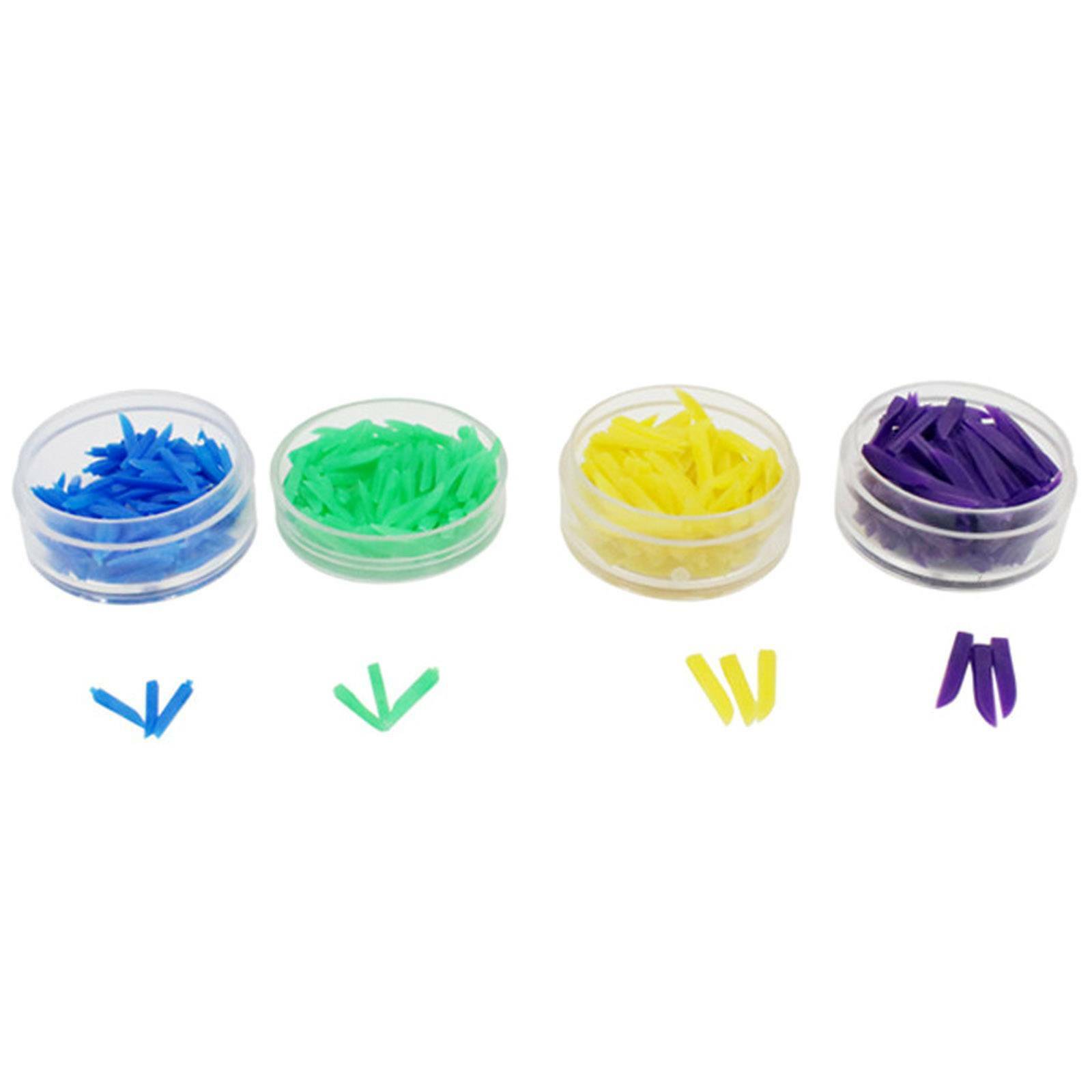 100-2000Pcs Dental Plastic Wedges Tooth Gap Diastema Wedge 4 Colors S/M/L/XL USA