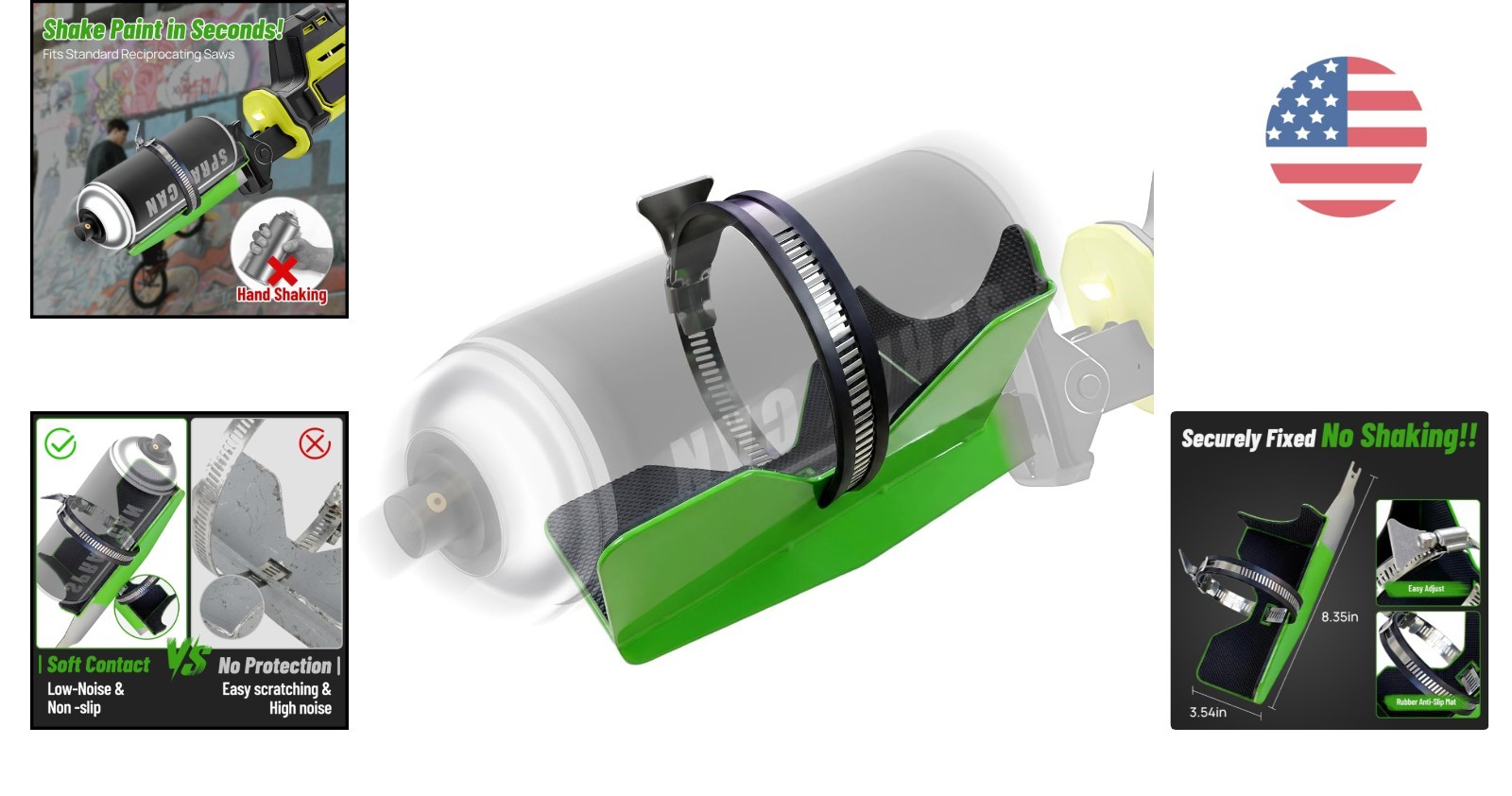 Efficient Paint Shaker for DIY & Artists – Low-Noise, Hand-Powered Design