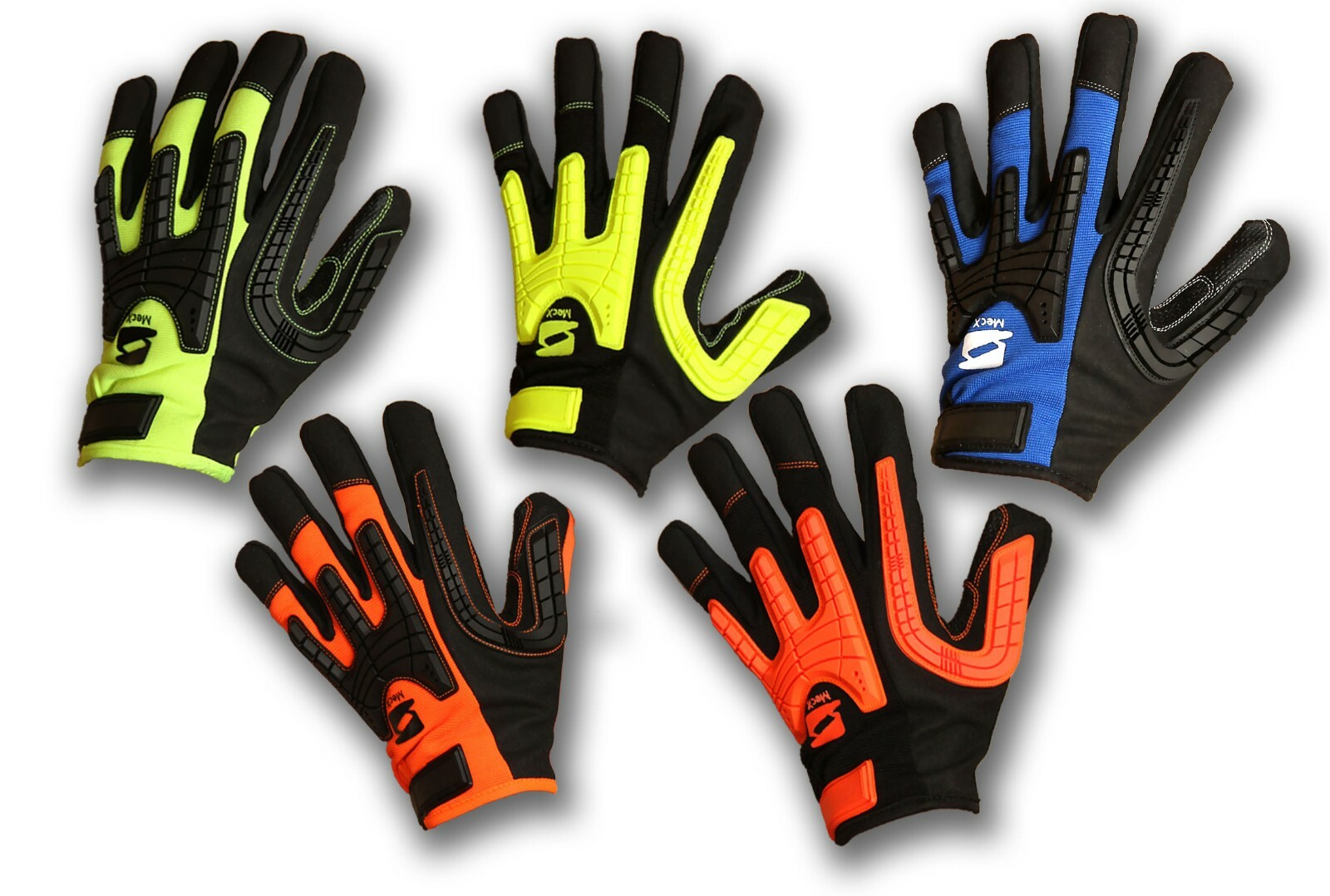 Mechanics Work Gloves Performance Motorcycle Bike TPR Impact Protector Grip