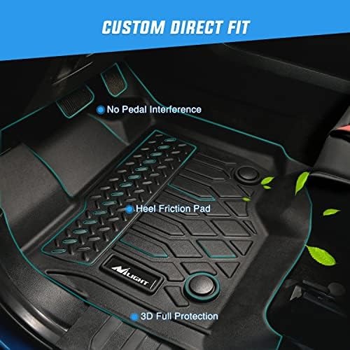 Nilight TPE Floor Mats for Toyota Camry 2015 2016 2017, All Weather Custom Fi…