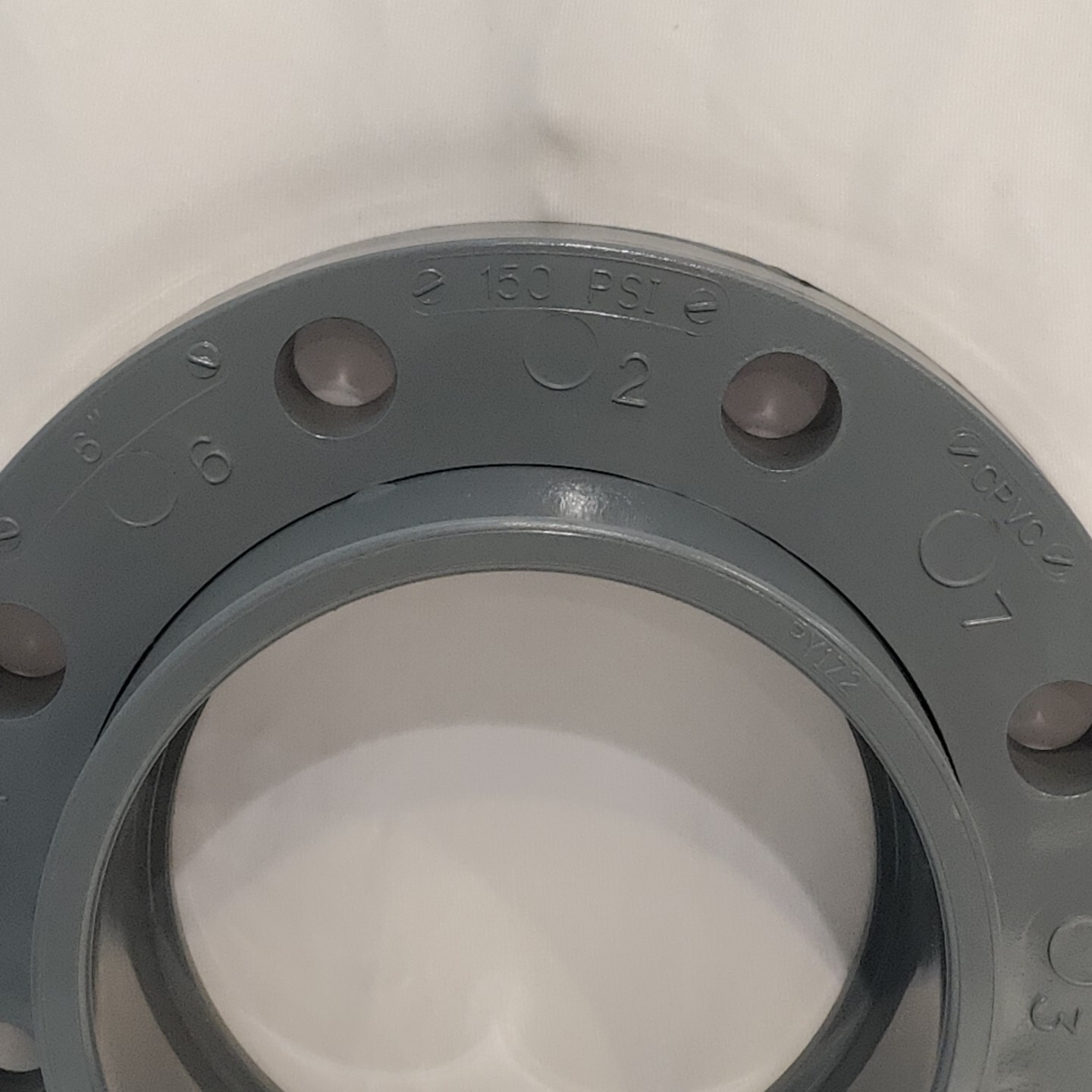 SPEARS NSF-61-G Flange, 6 Inch, CPVC, 150 PSI, Bolt Torque 40 FT-LBS SCH 80