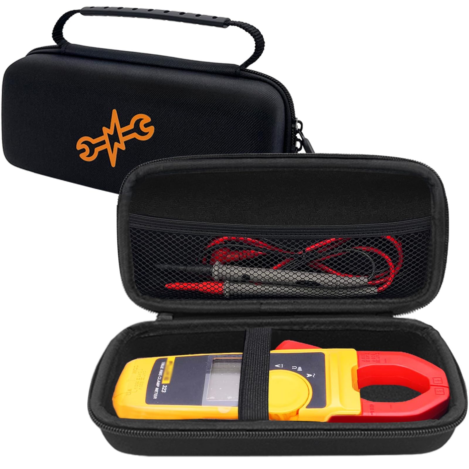 Hard Case for Fluke 323 324 325 303 305 Clamp Multimeter True RMS EVA Tool Box