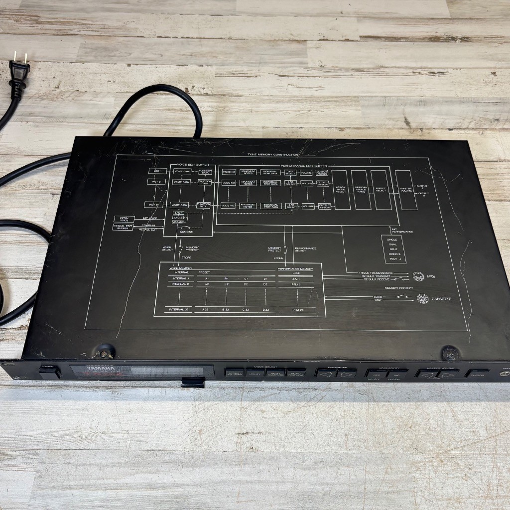 Yamaha TX81Z FM Tone Generator Rack Mount Synthesizer Module MIDI